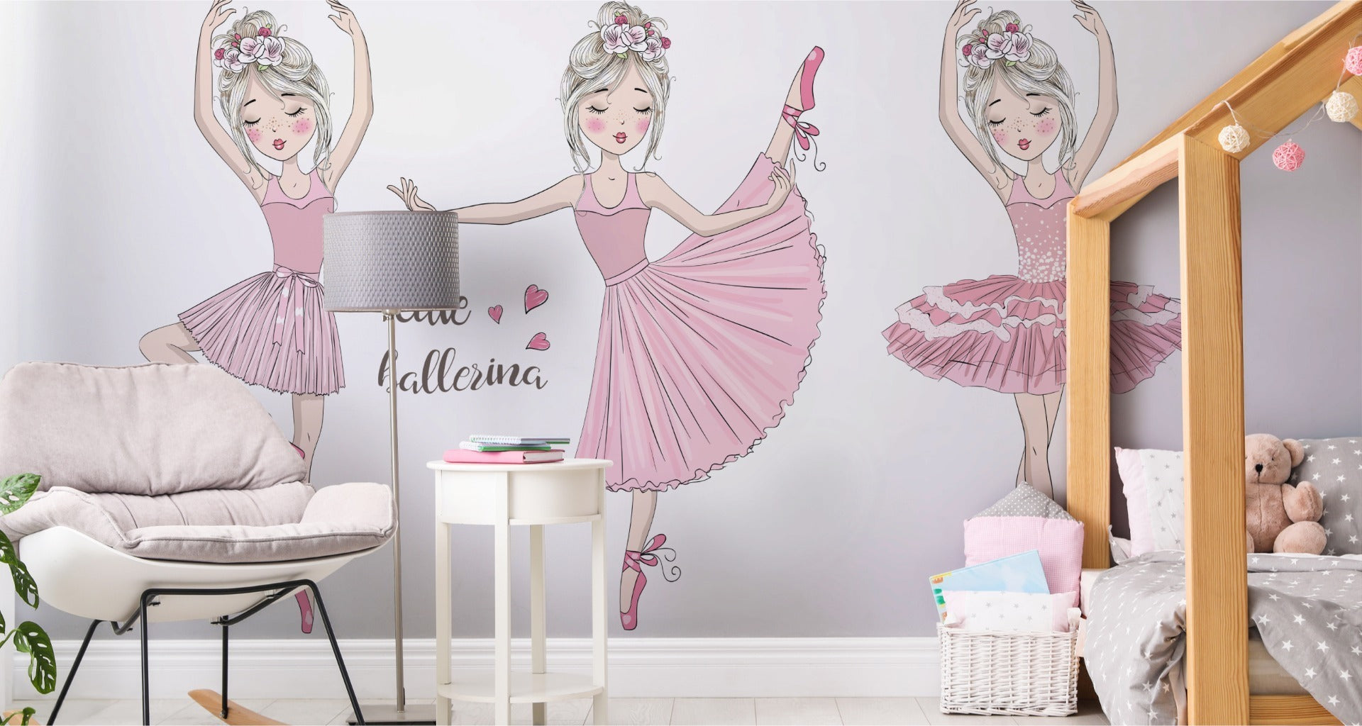 Fototapet Rosa Dansere