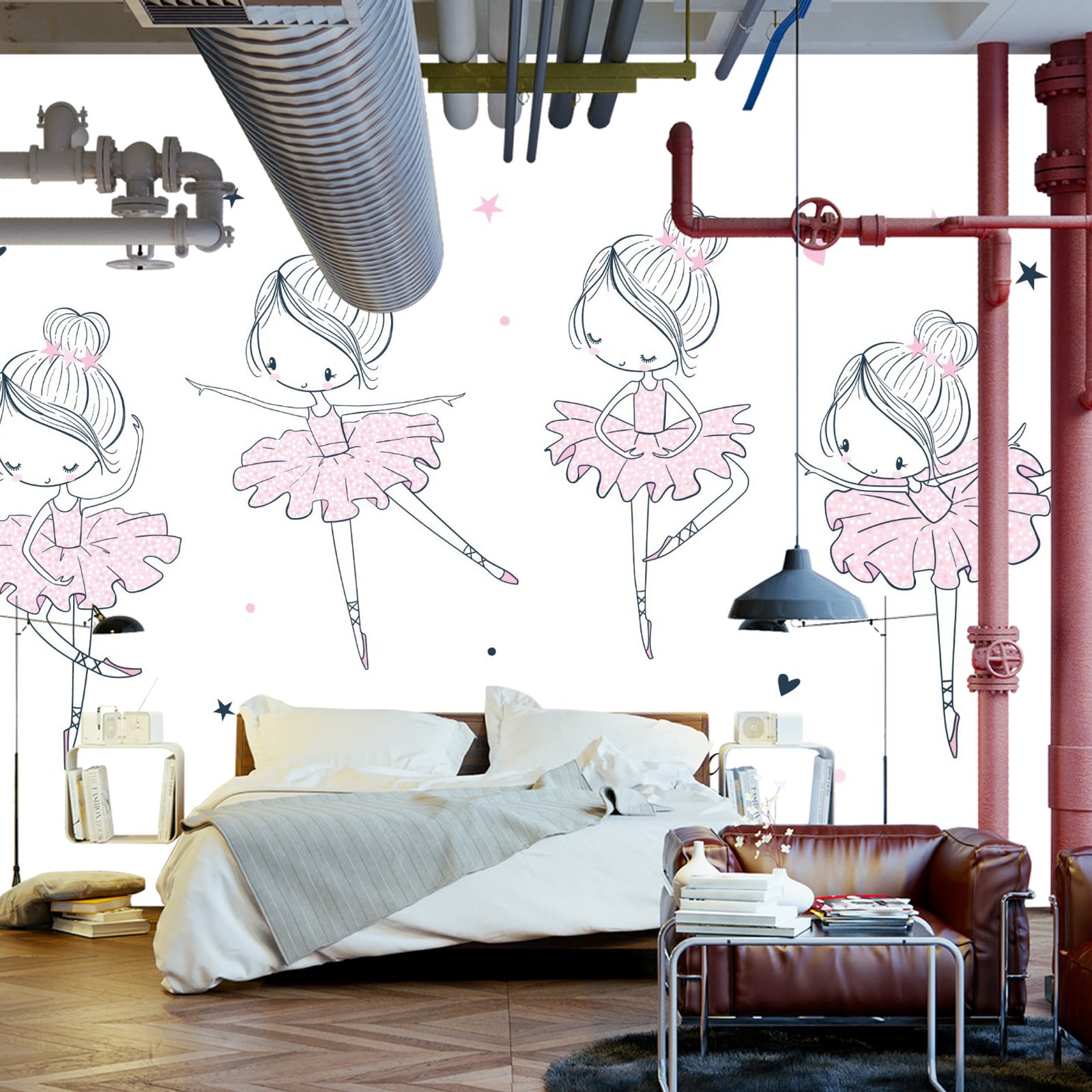 Fototapet Lille Danser