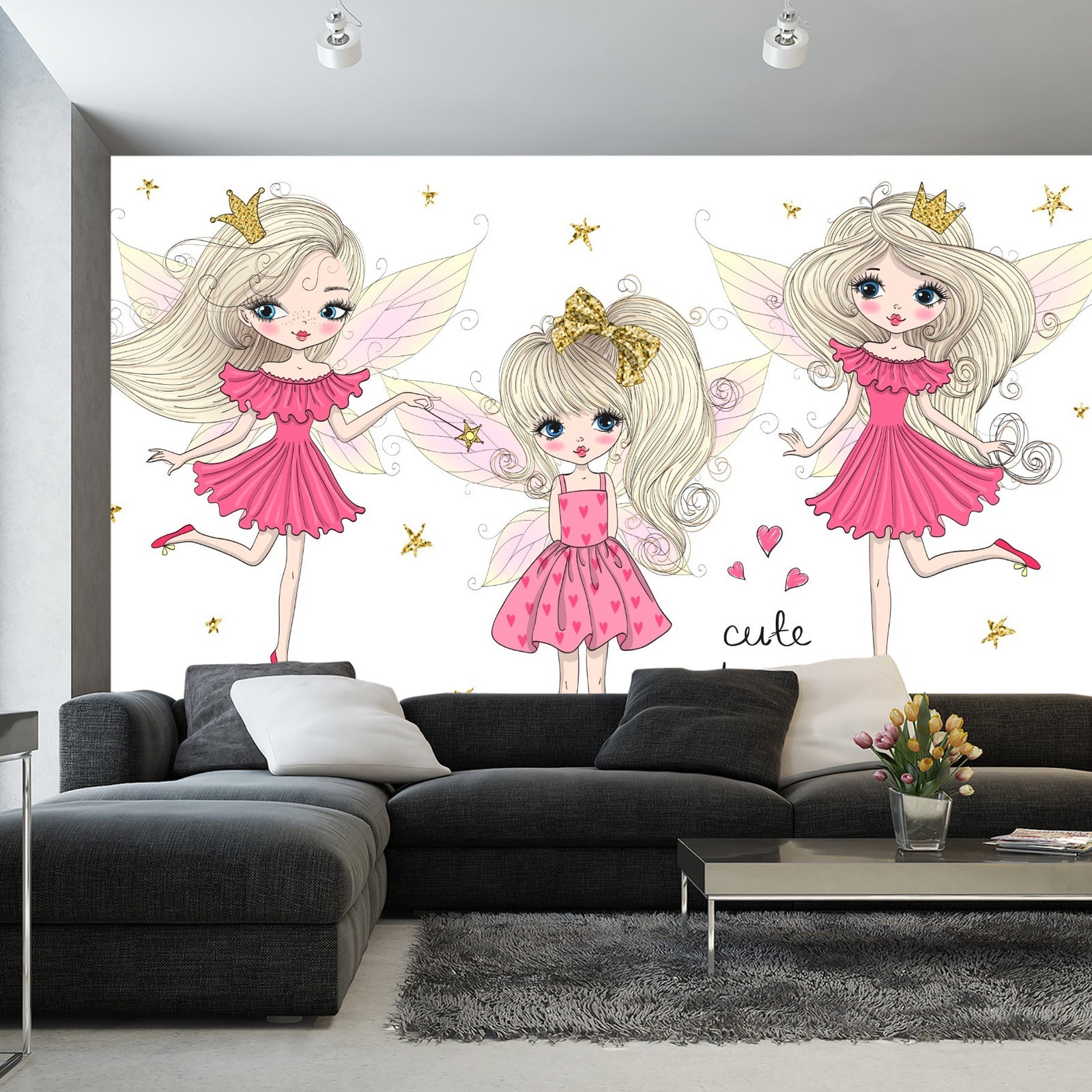 Fototapet Feer Med Vinger