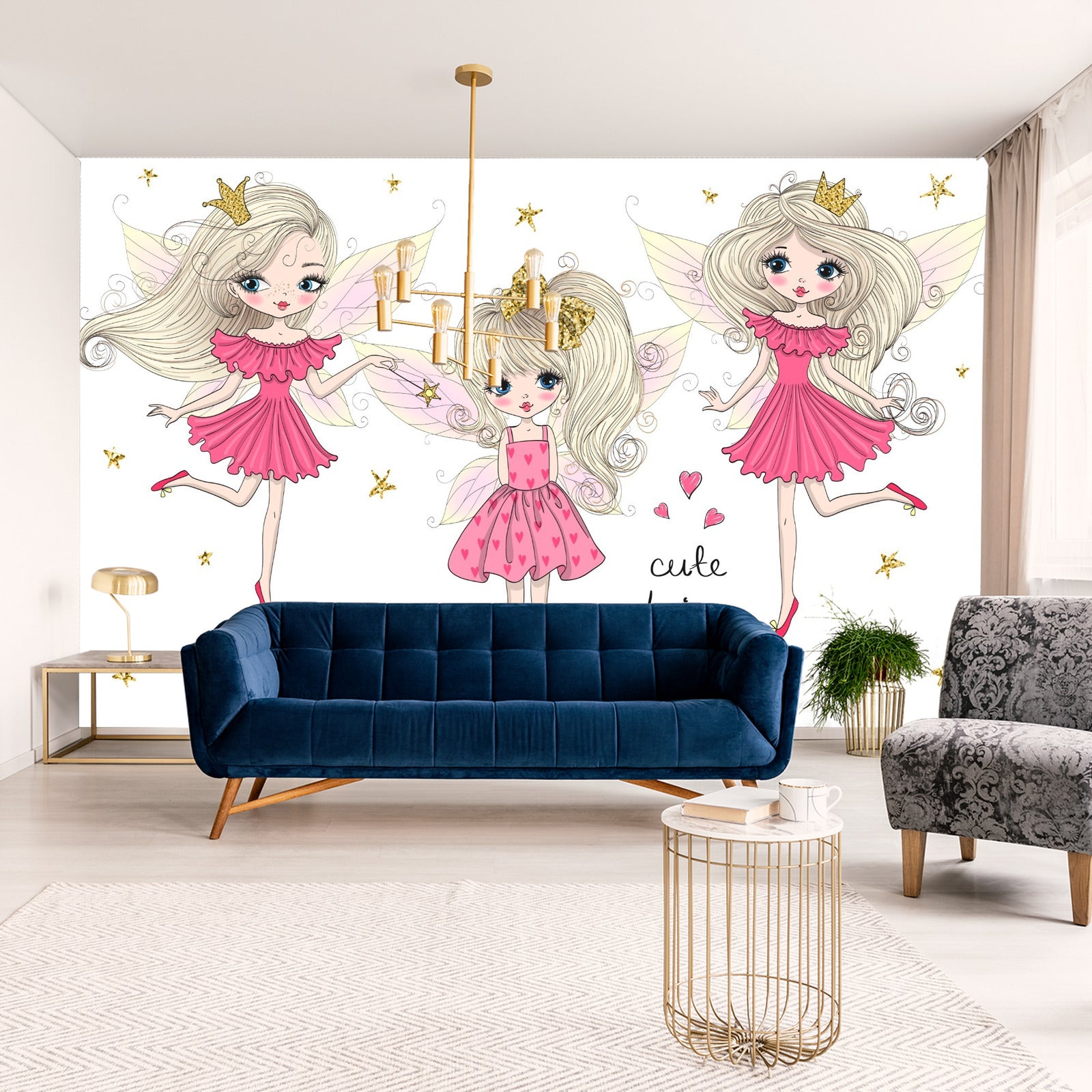 Fototapet Feer Med Vinger