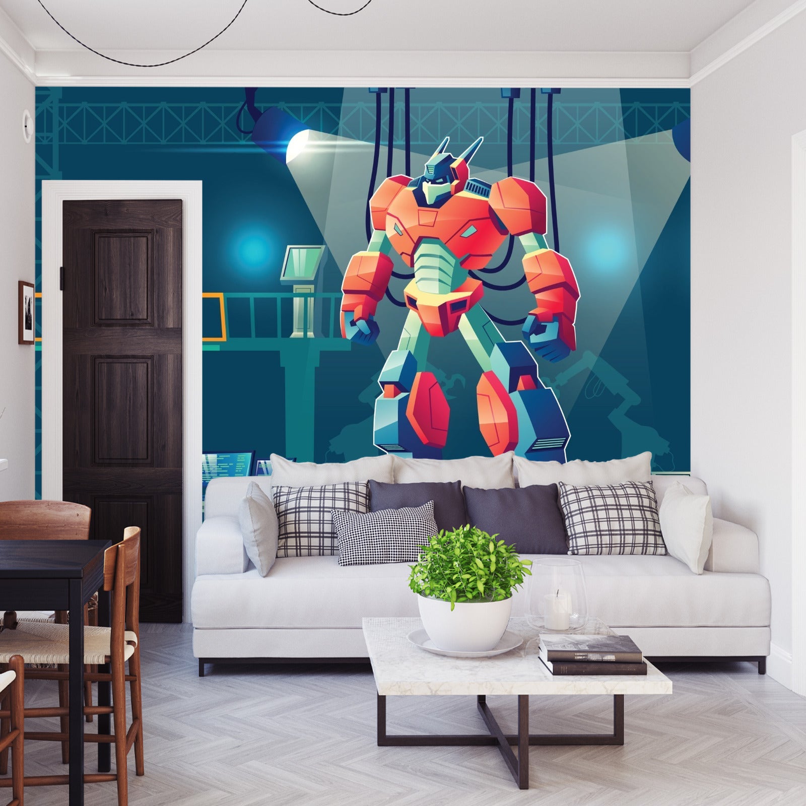 Fototapet Roboter I Laboratoriet