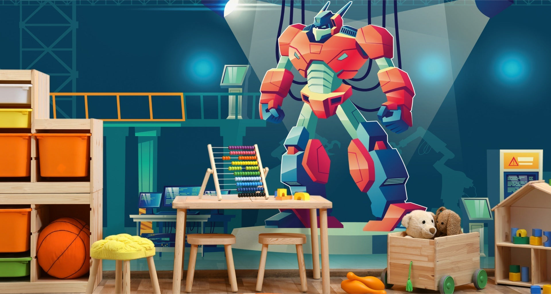 Fototapet Roboter I Laboratoriet