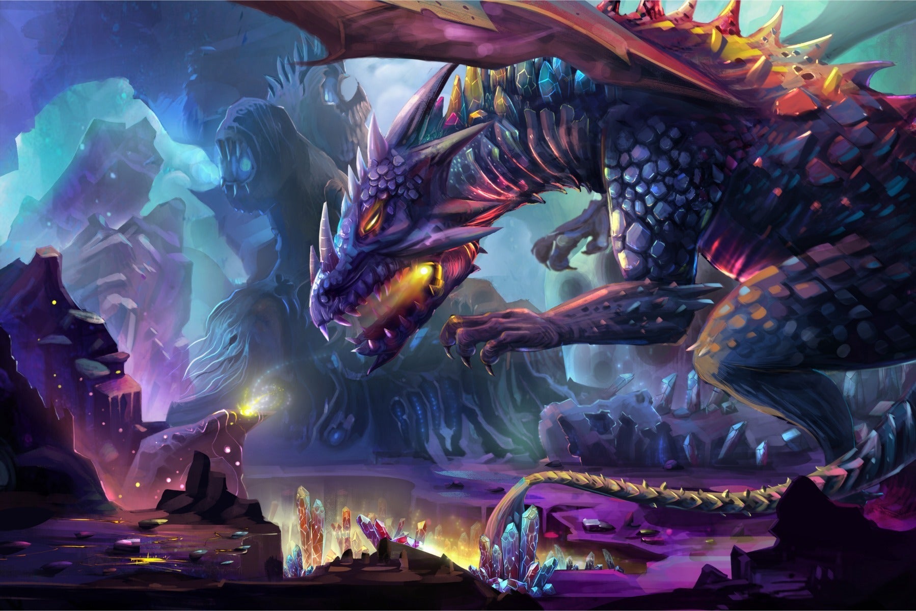 Fototapet Fantastisk Drage