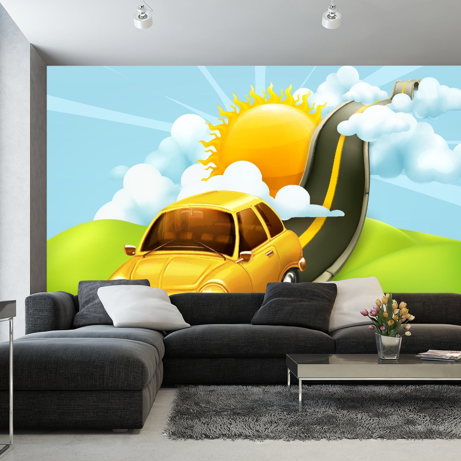 Fototapet Eventyrbil Og Gate