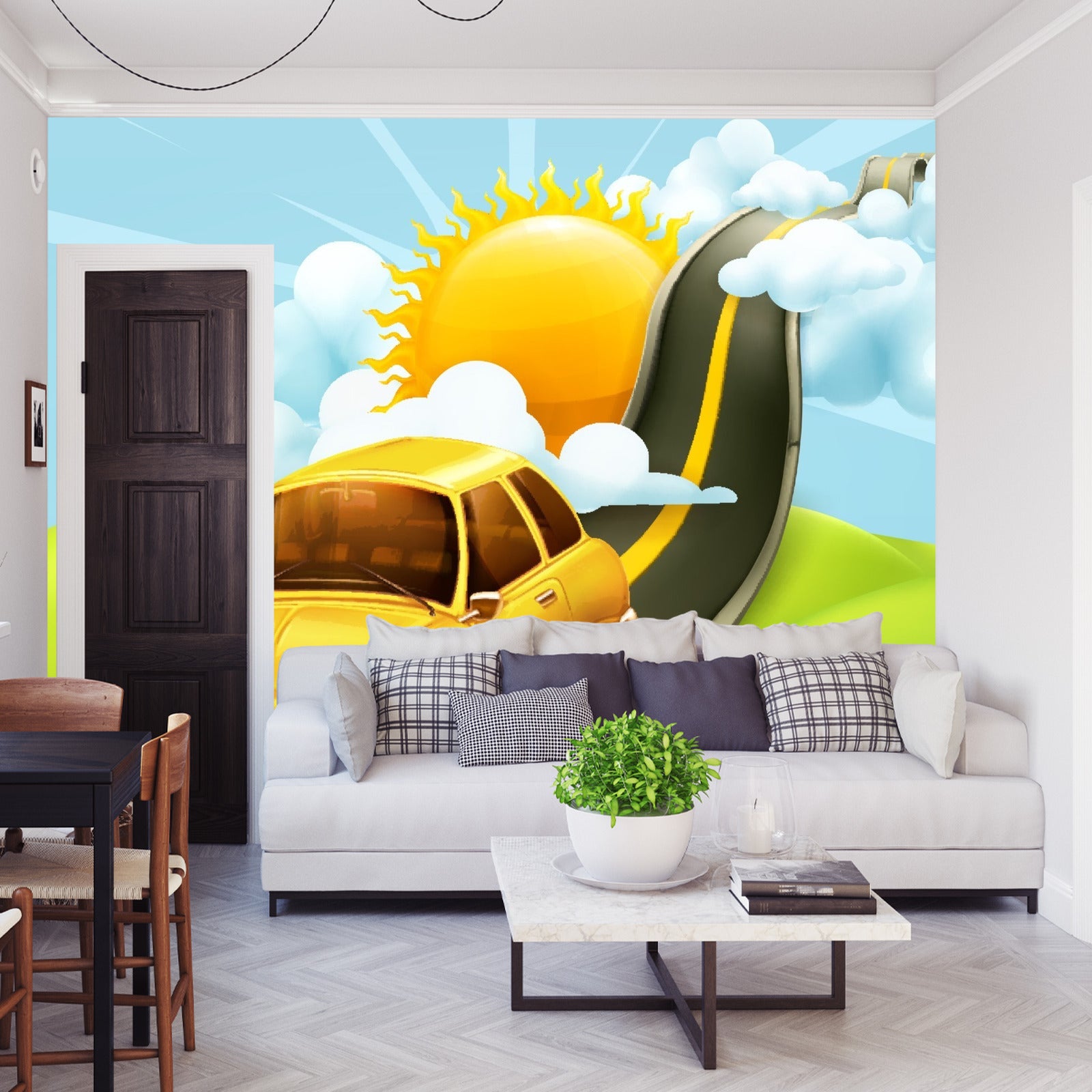 Fototapet Eventyrbil Og Gate