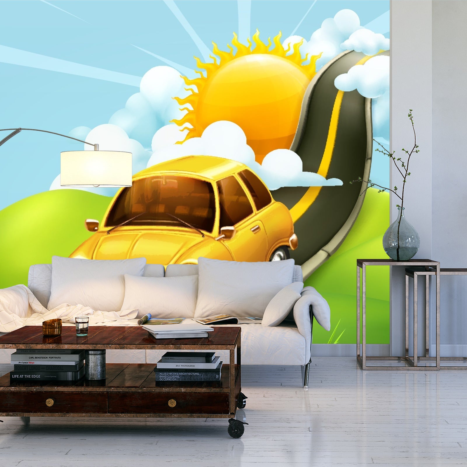 Fototapet Eventyrbil Og Gate