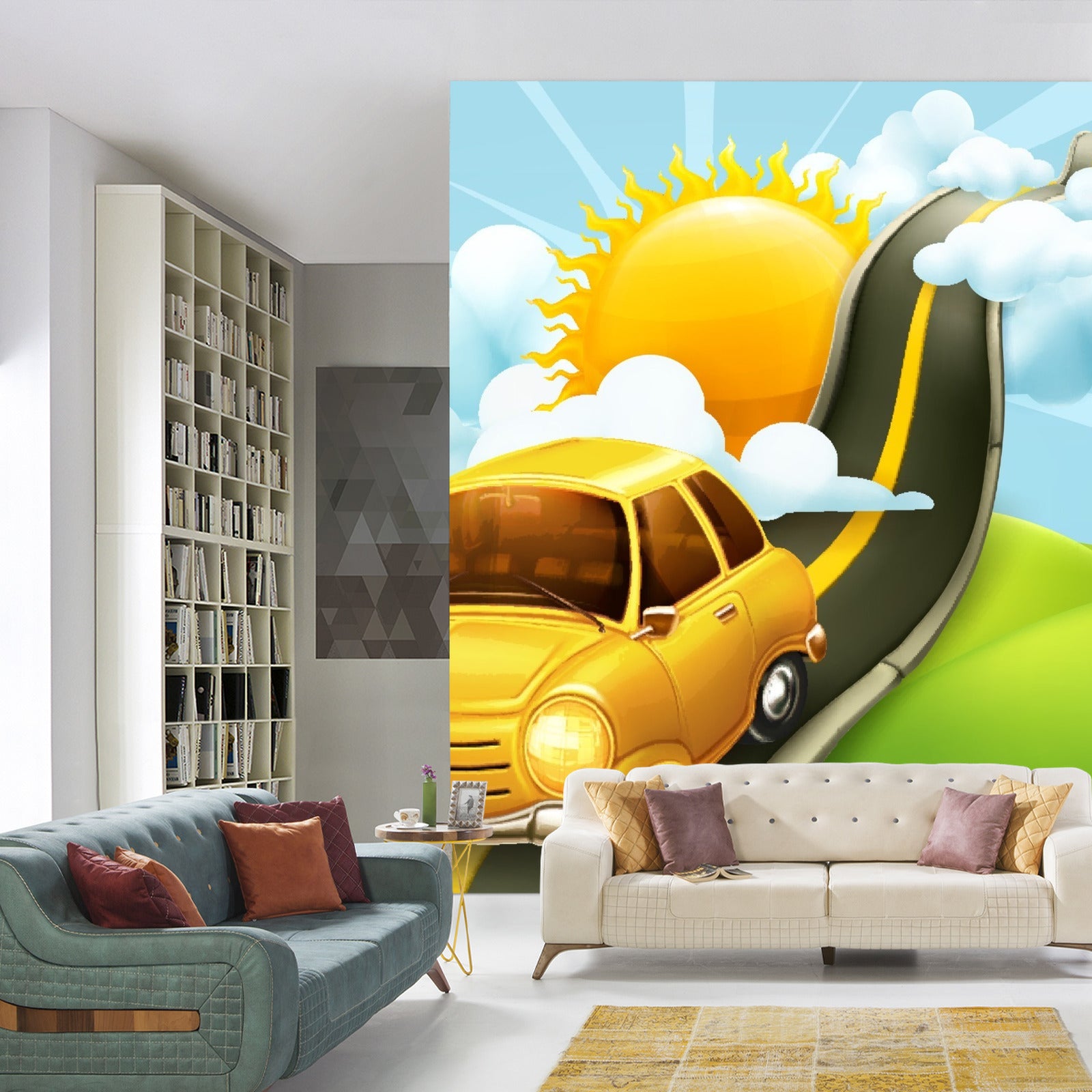 Fototapet Eventyrbil Og Gate