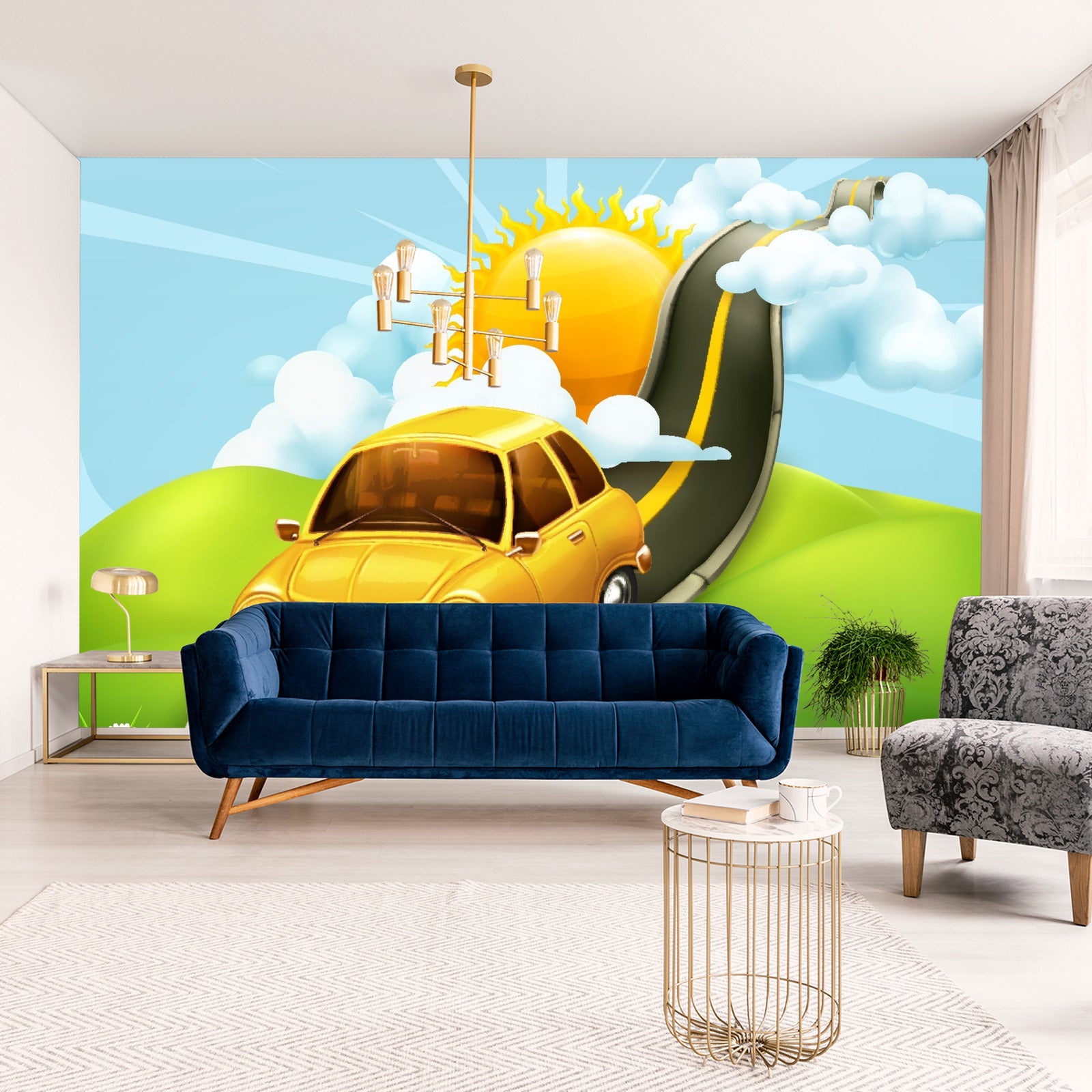 Fototapet Eventyrbil Og Gate