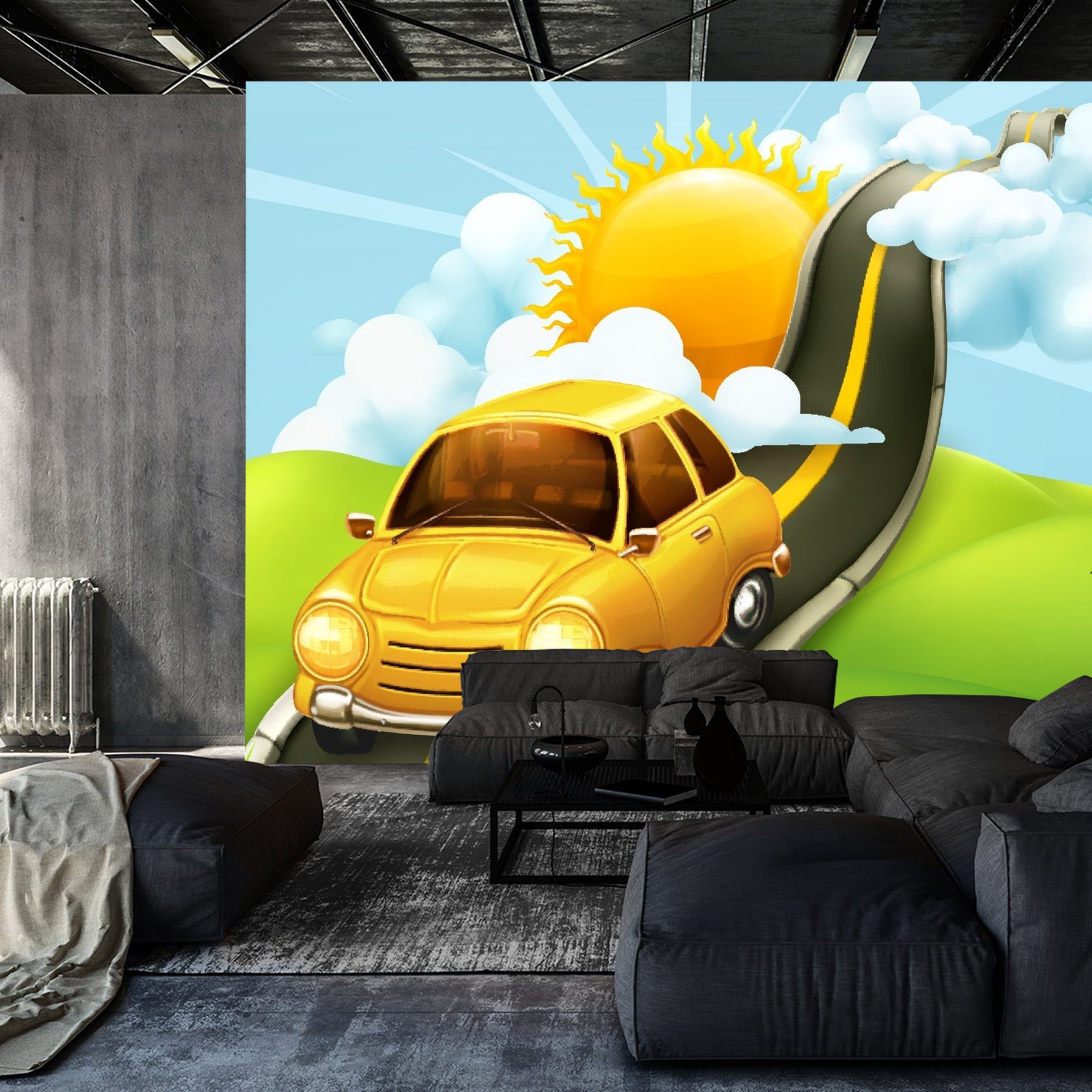 Fototapet Eventyrbil Og Gate