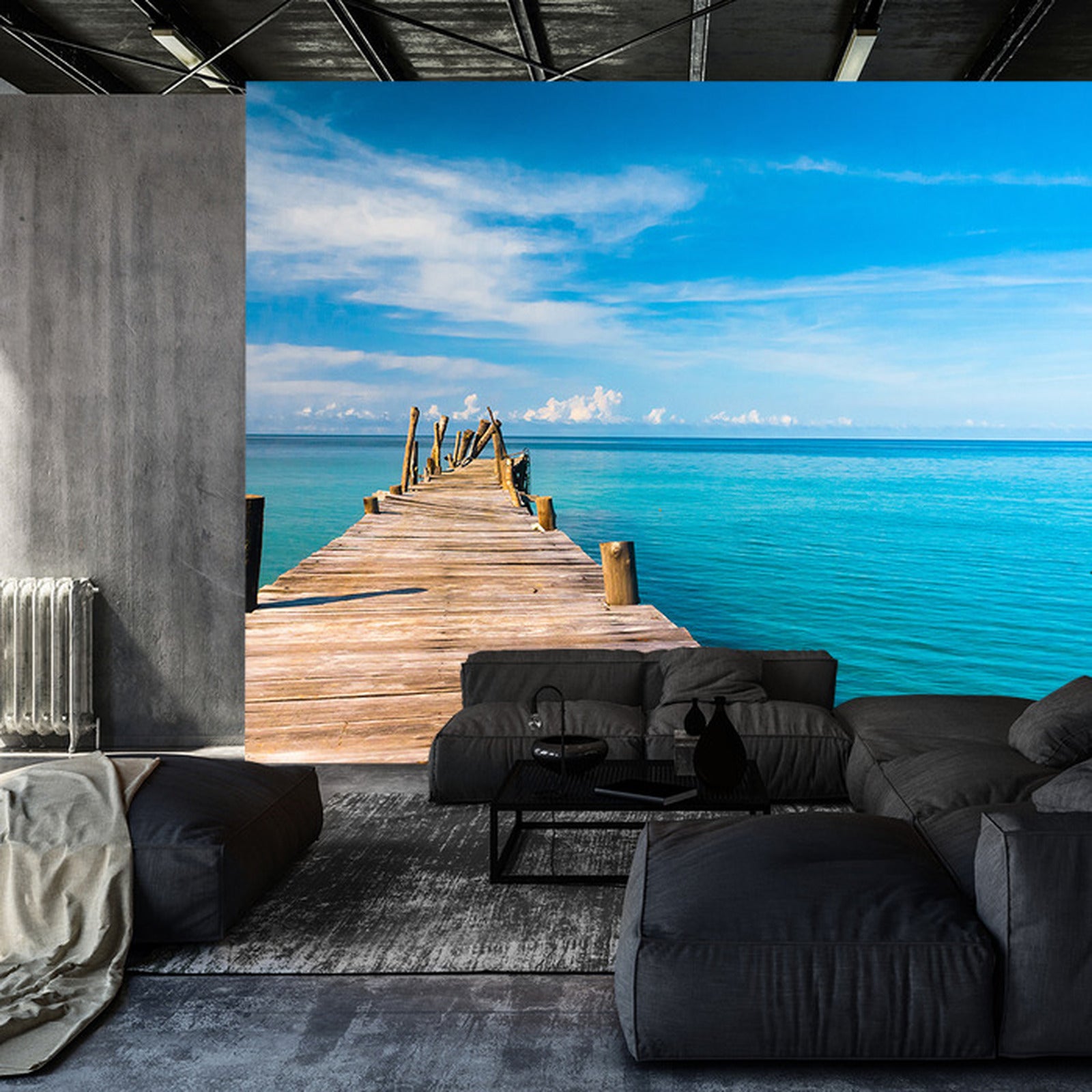 Fototapet Landskap Sea 3D