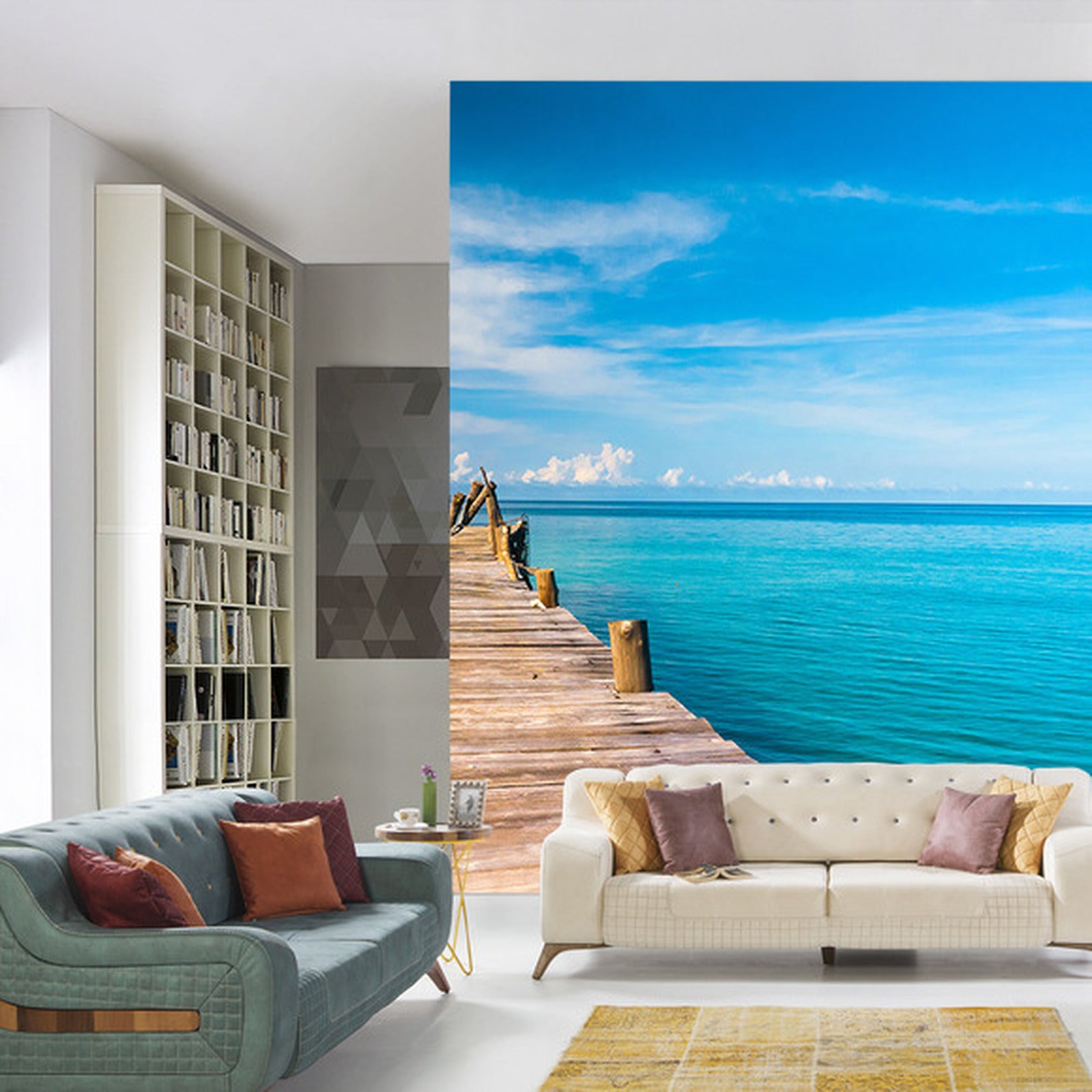 Fototapet Landskap Sea 3D