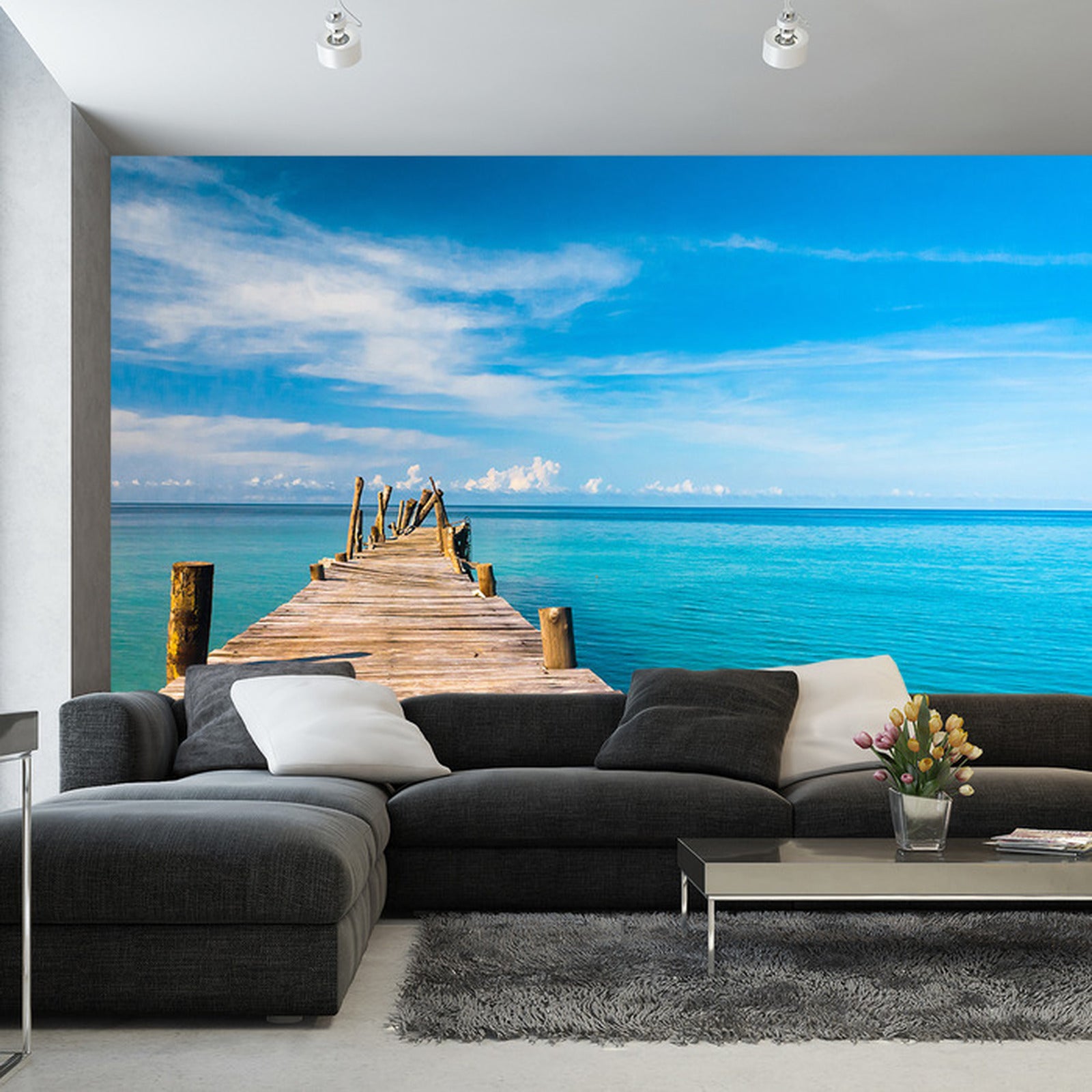 Fototapet Landskap Sea 3D