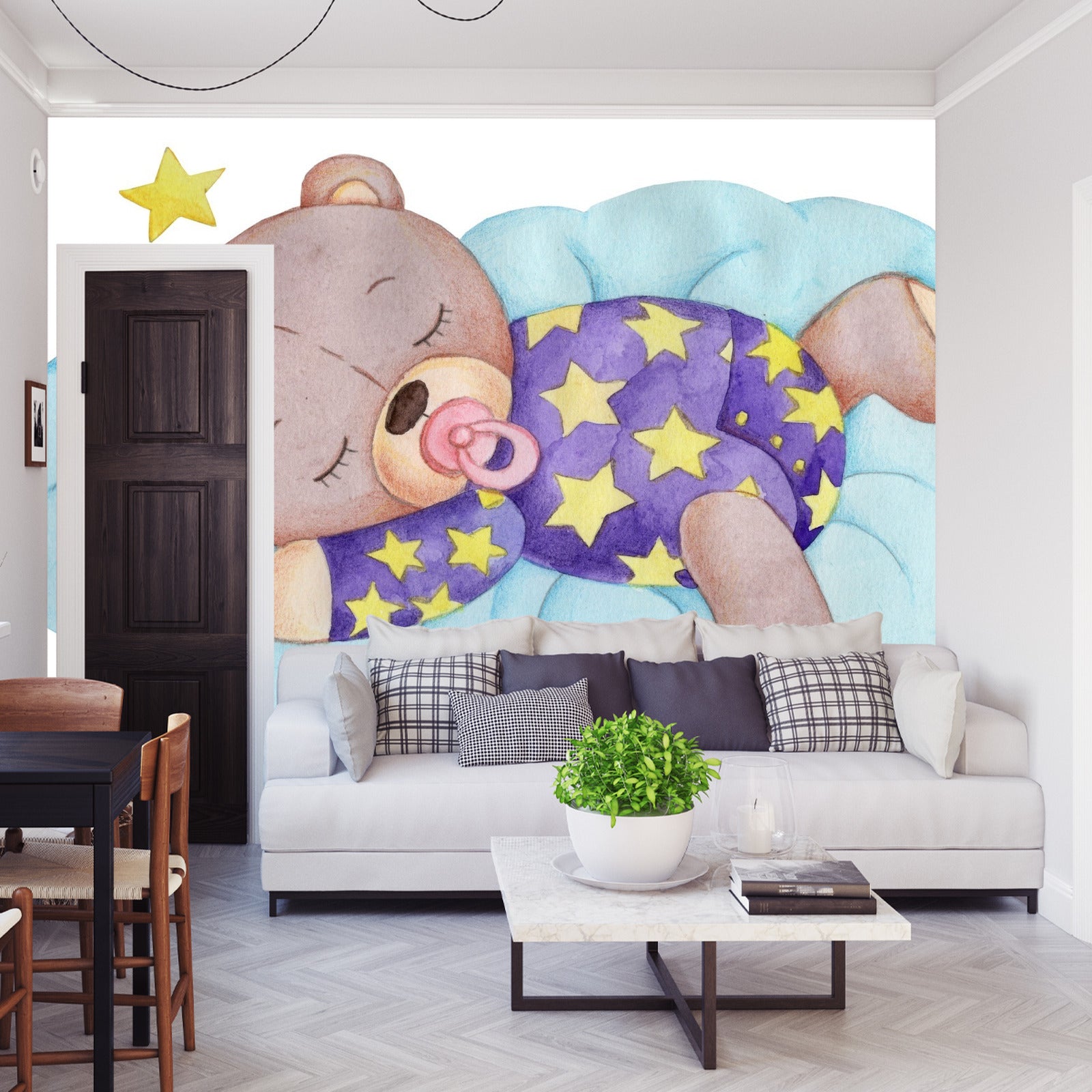 Fototapet Sovende Bjørn