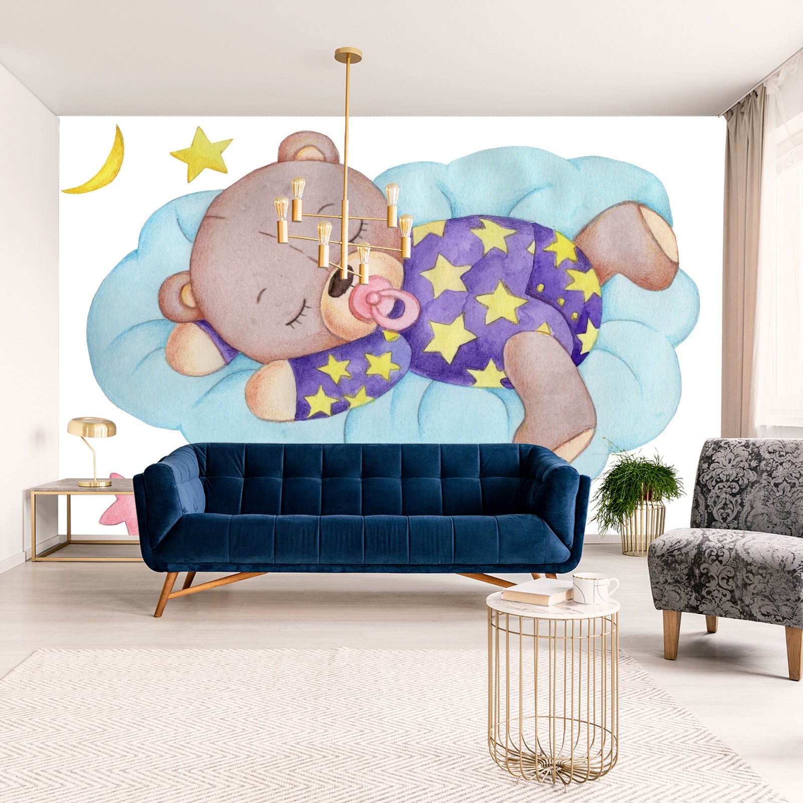 Fototapet Sovende Bjørn