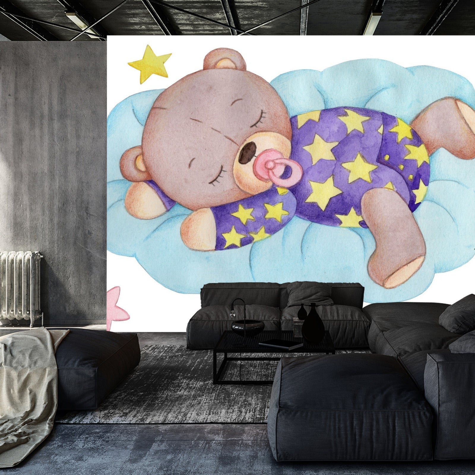 Fototapet Sovende Bjørn