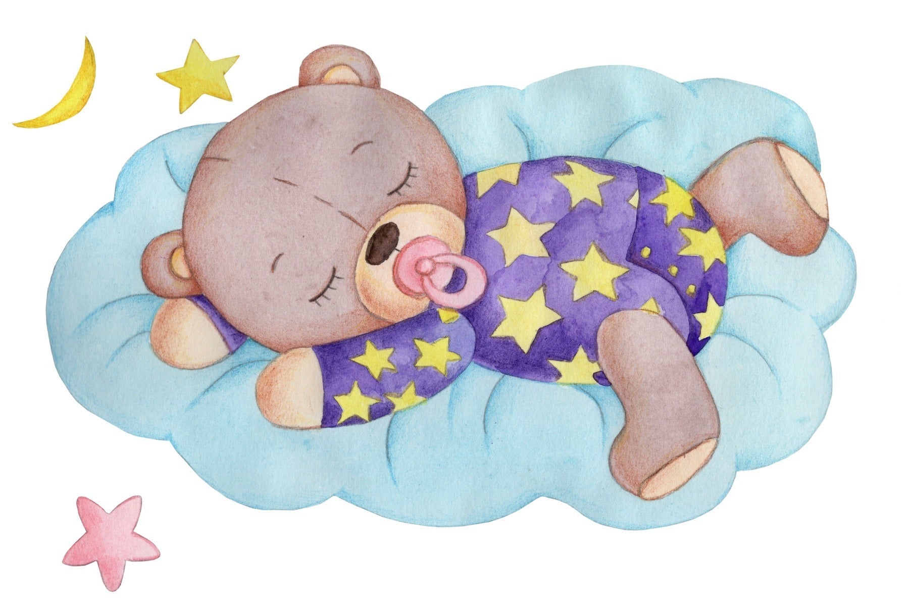 Fototapet Sovende Bjørn