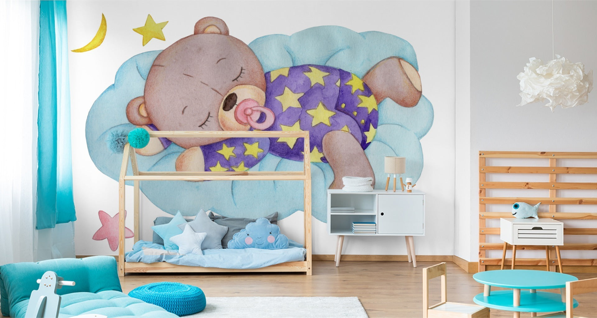 Fototapet Sovende Bjørn