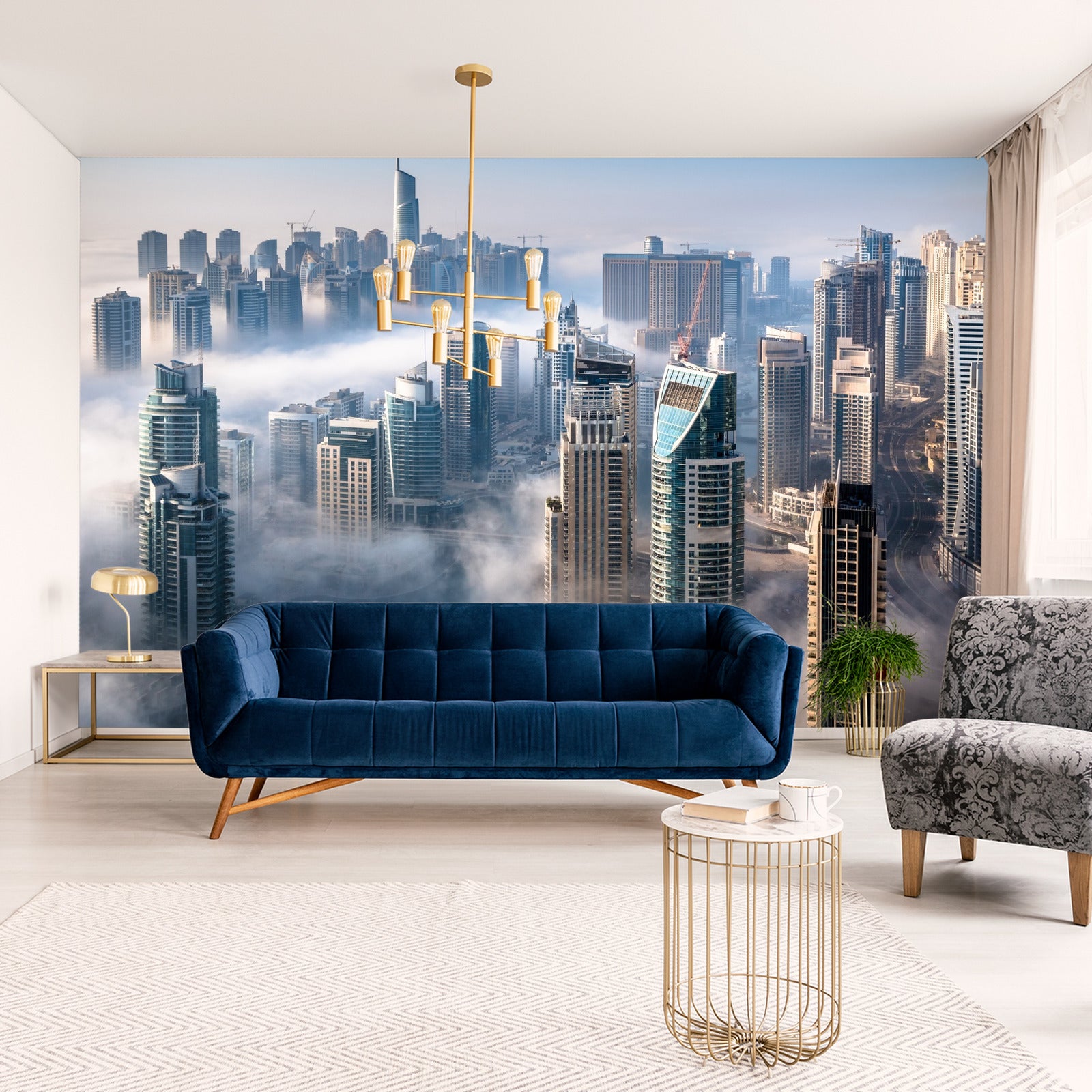 Fototapet Dubai I Skyer