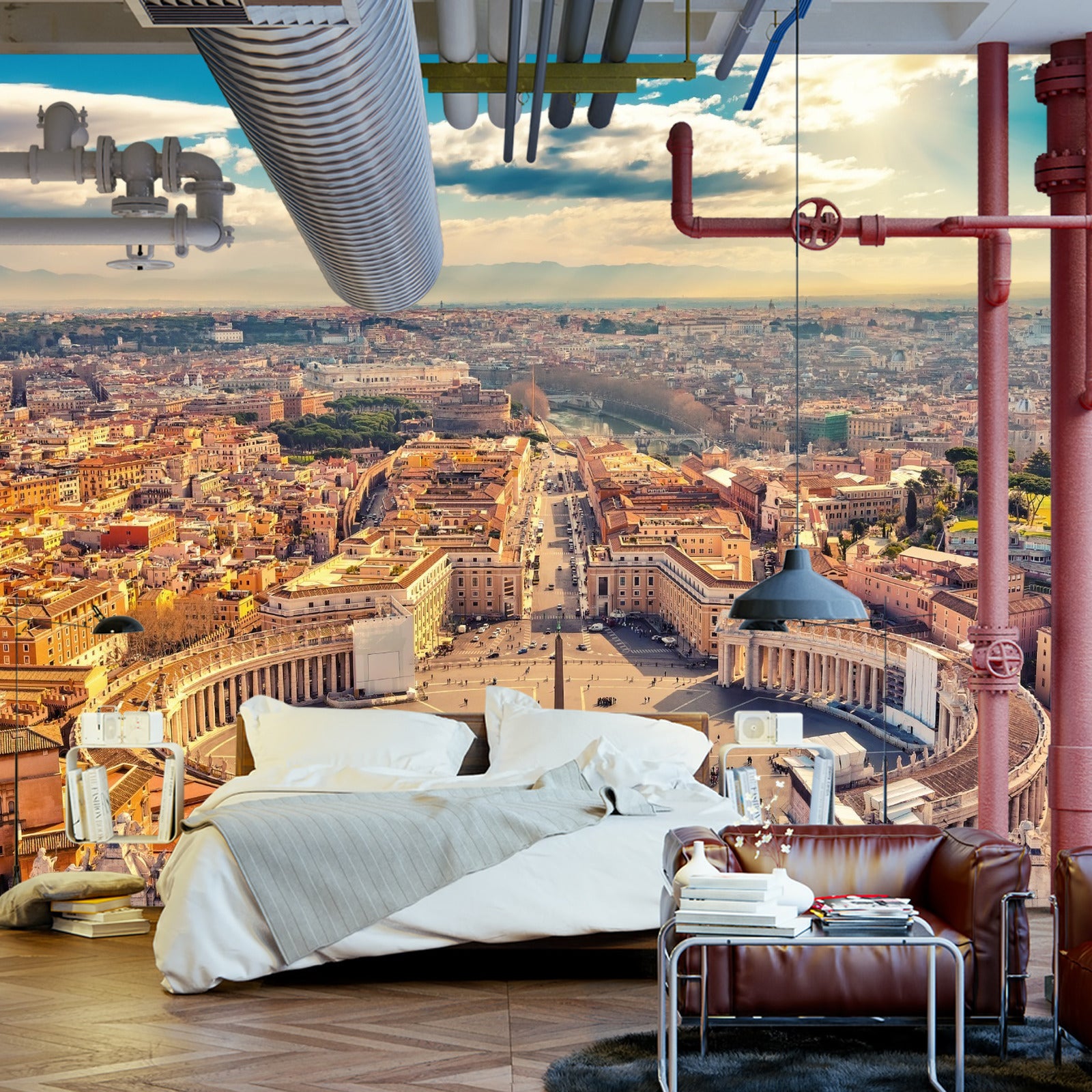 Fototapet Petersplassen I Vatikanet