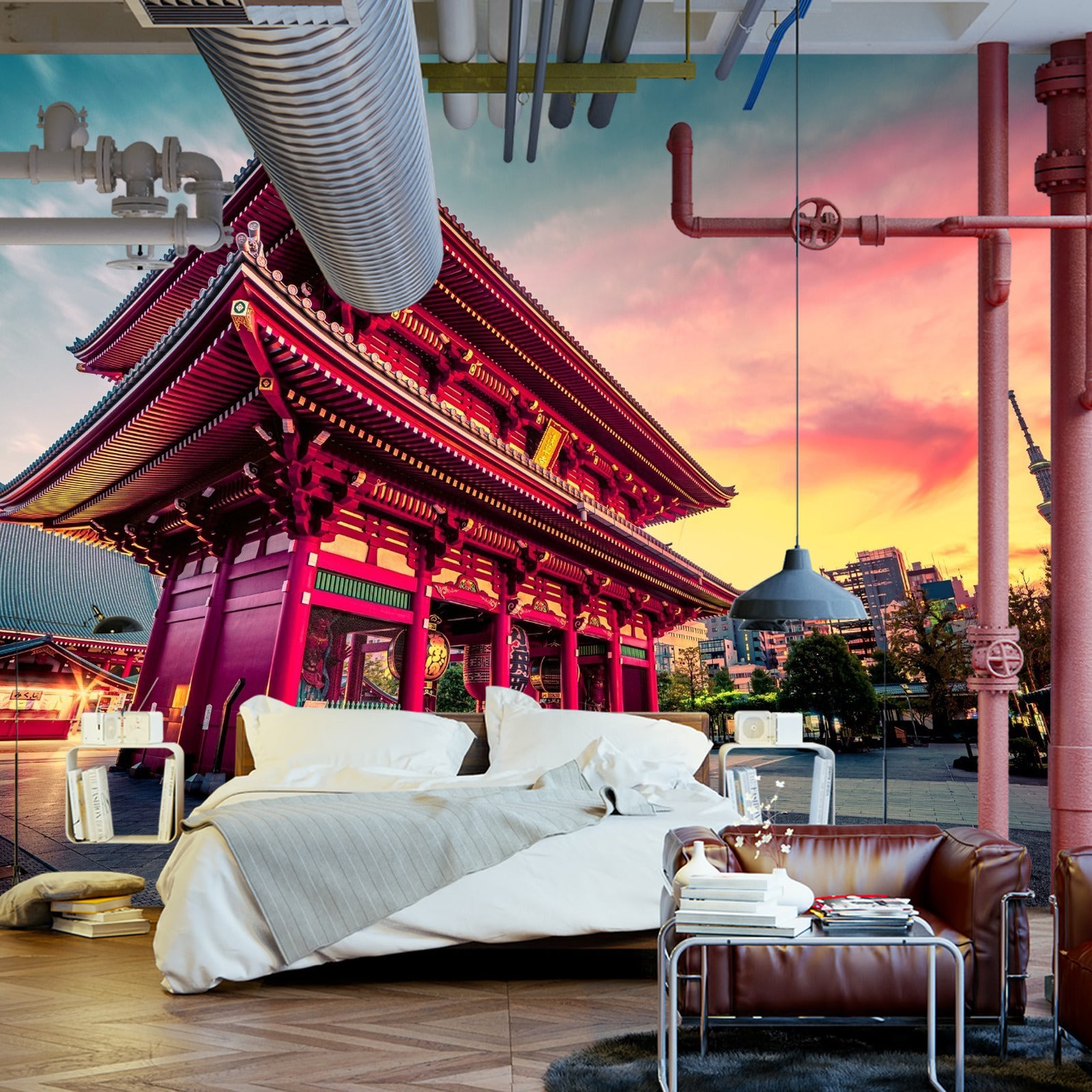 Fototapet Senso-Ji Tempel I Tokyo