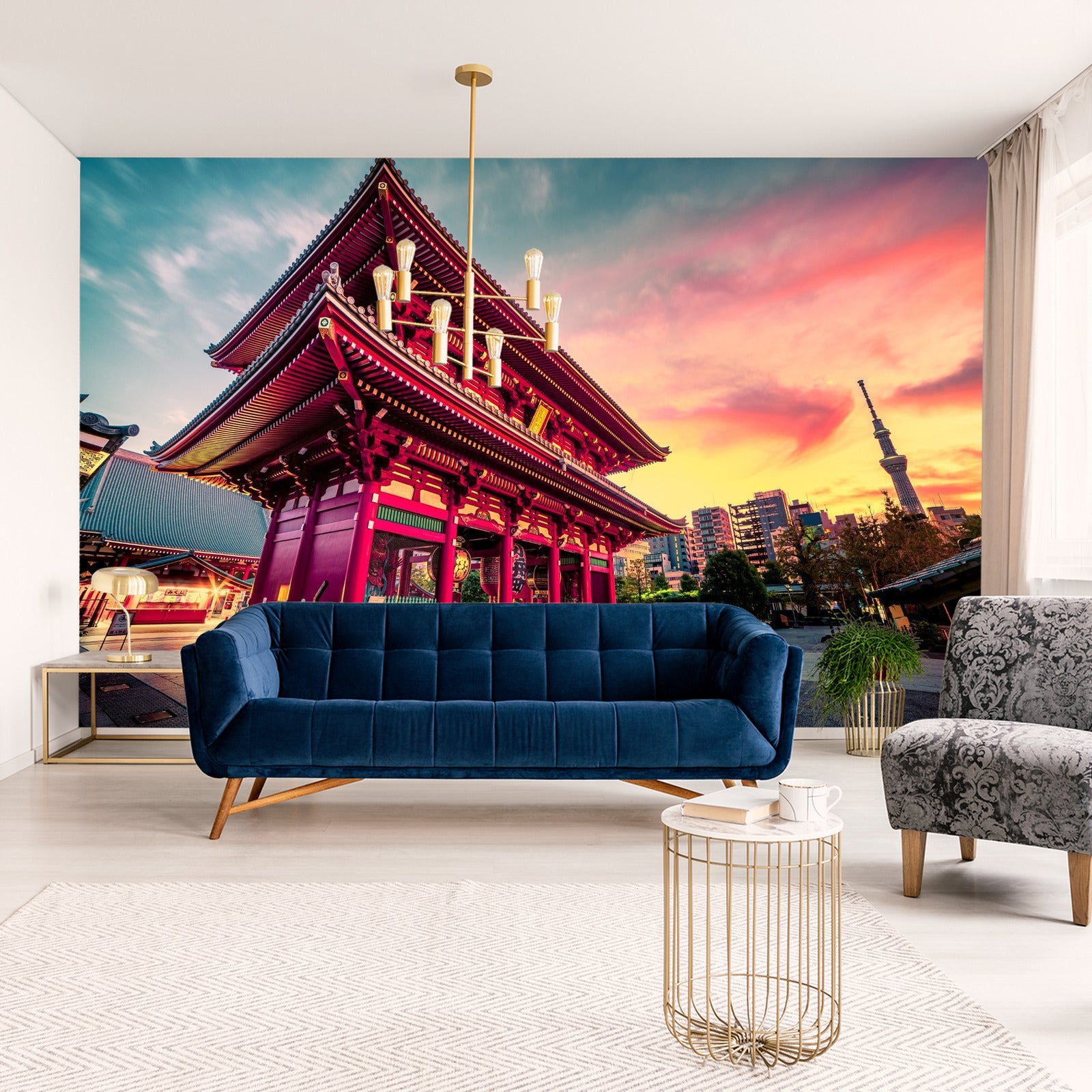 Fototapet Senso-Ji Tempel I Tokyo