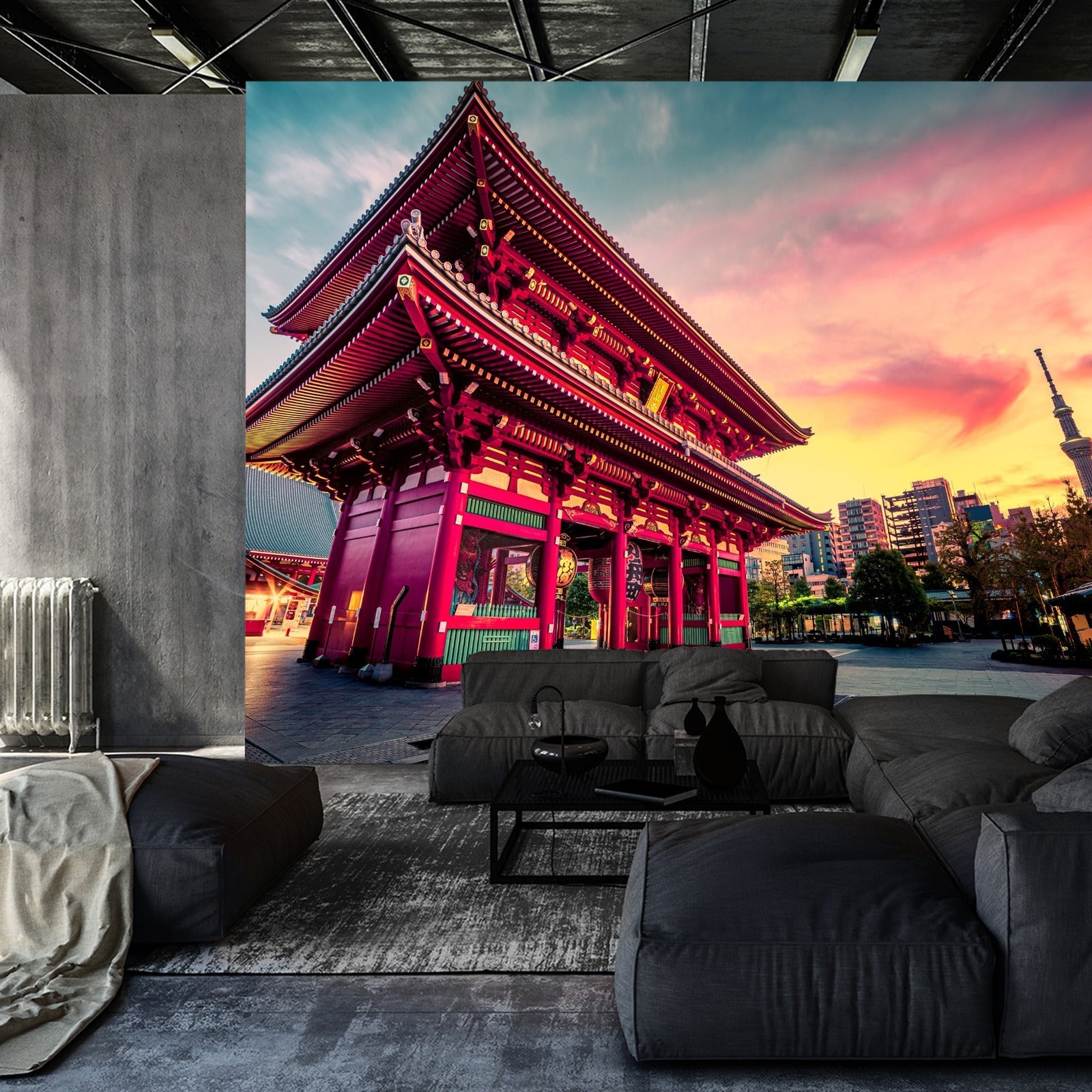 Fototapet Senso-Ji Tempel I Tokyo