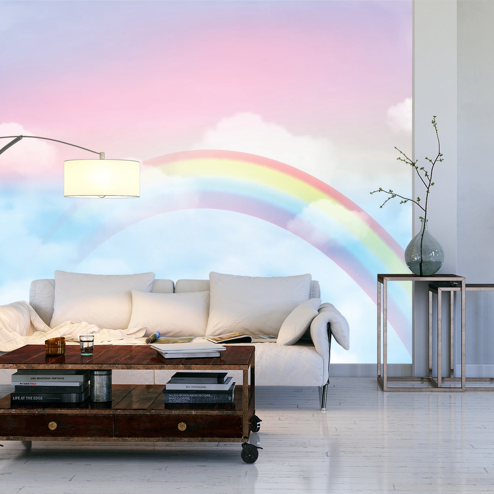 Fototapet Regnbue På Himmelen