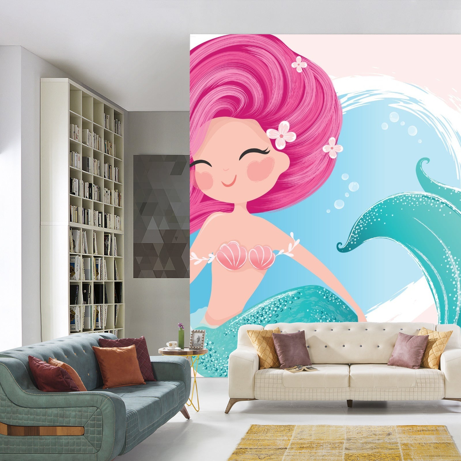 Fototapet Nydelig Havfrue