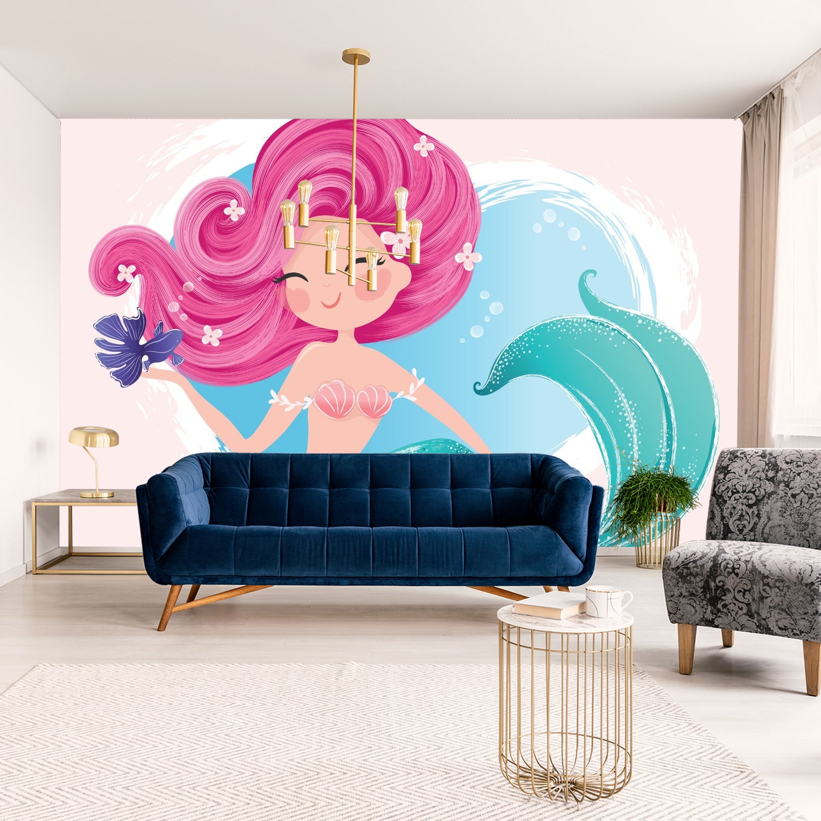 Fototapet Nydelig Havfrue