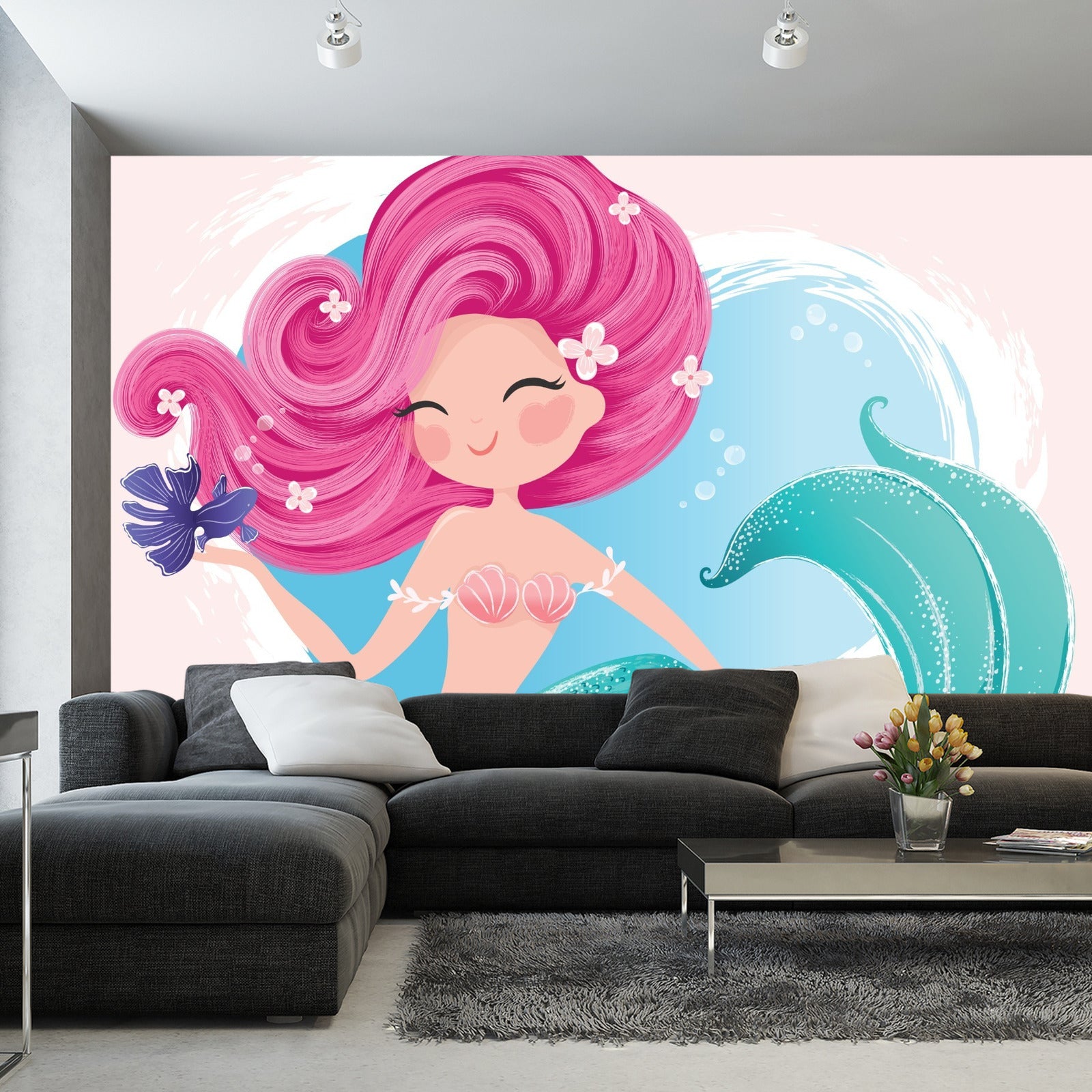 Fototapet Nydelig Havfrue