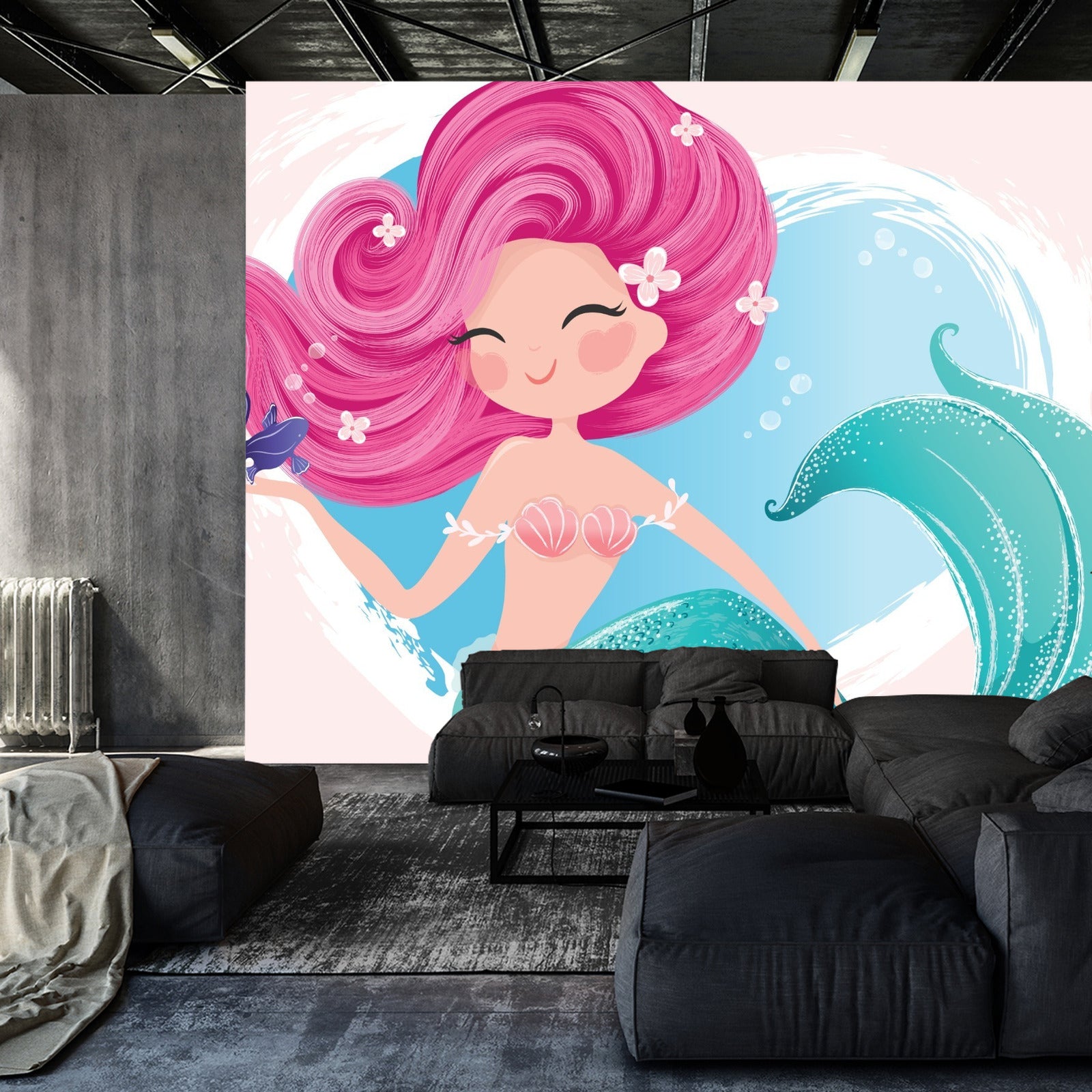 Fototapet Nydelig Havfrue