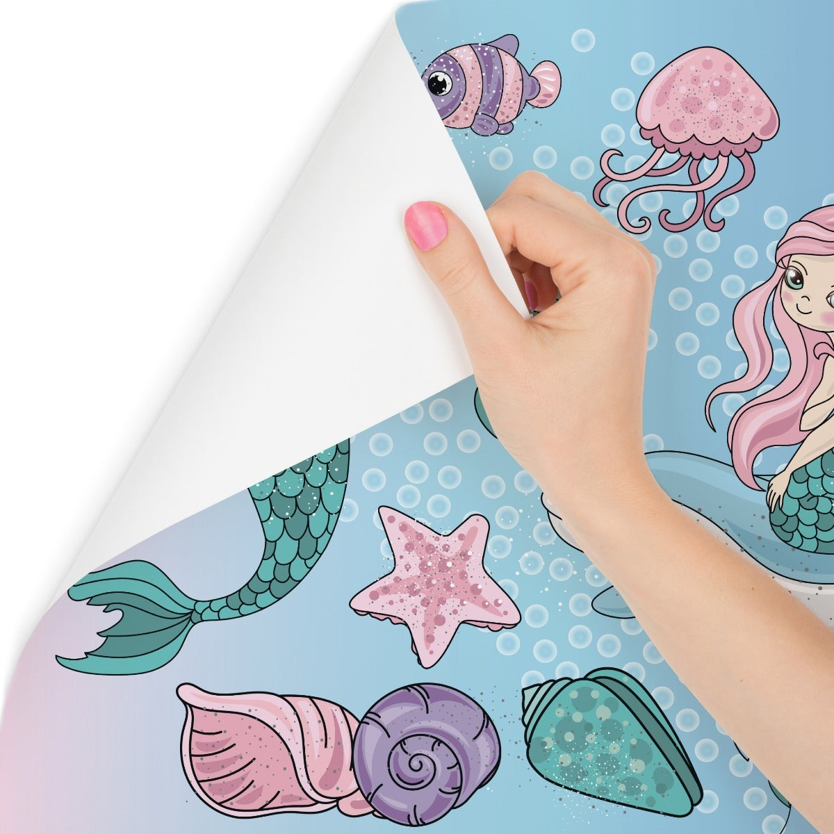 Fototapet Havfruer Med Sjødyr