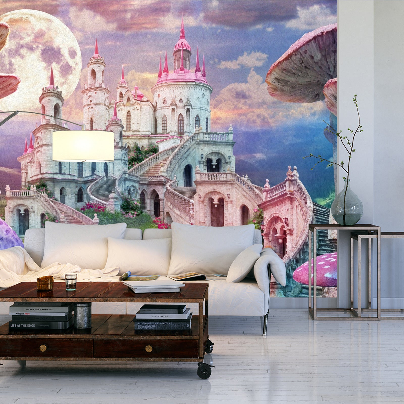 Fototapet Slott I Fantastisk Land