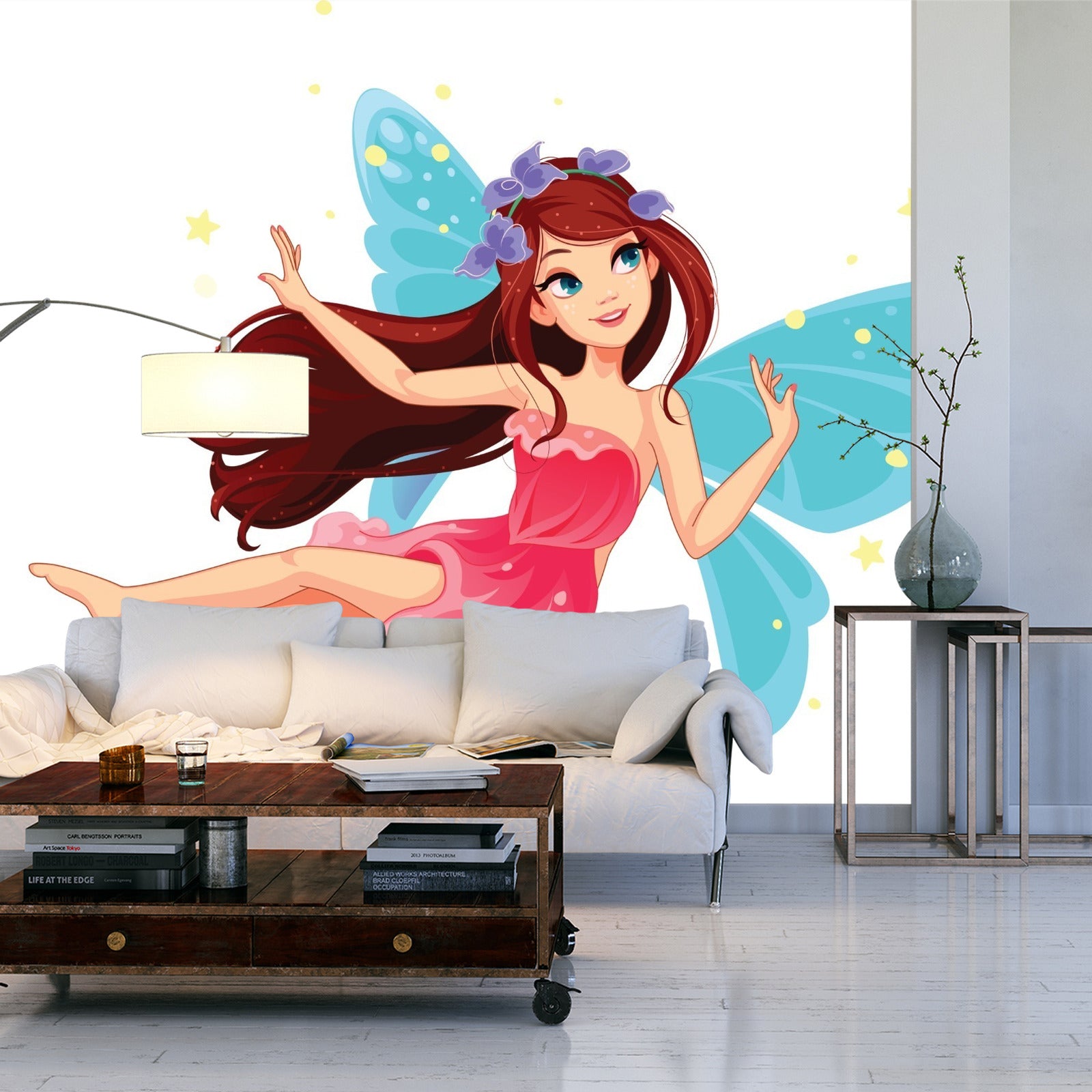 Fototapet Nydelig Flygende Fe