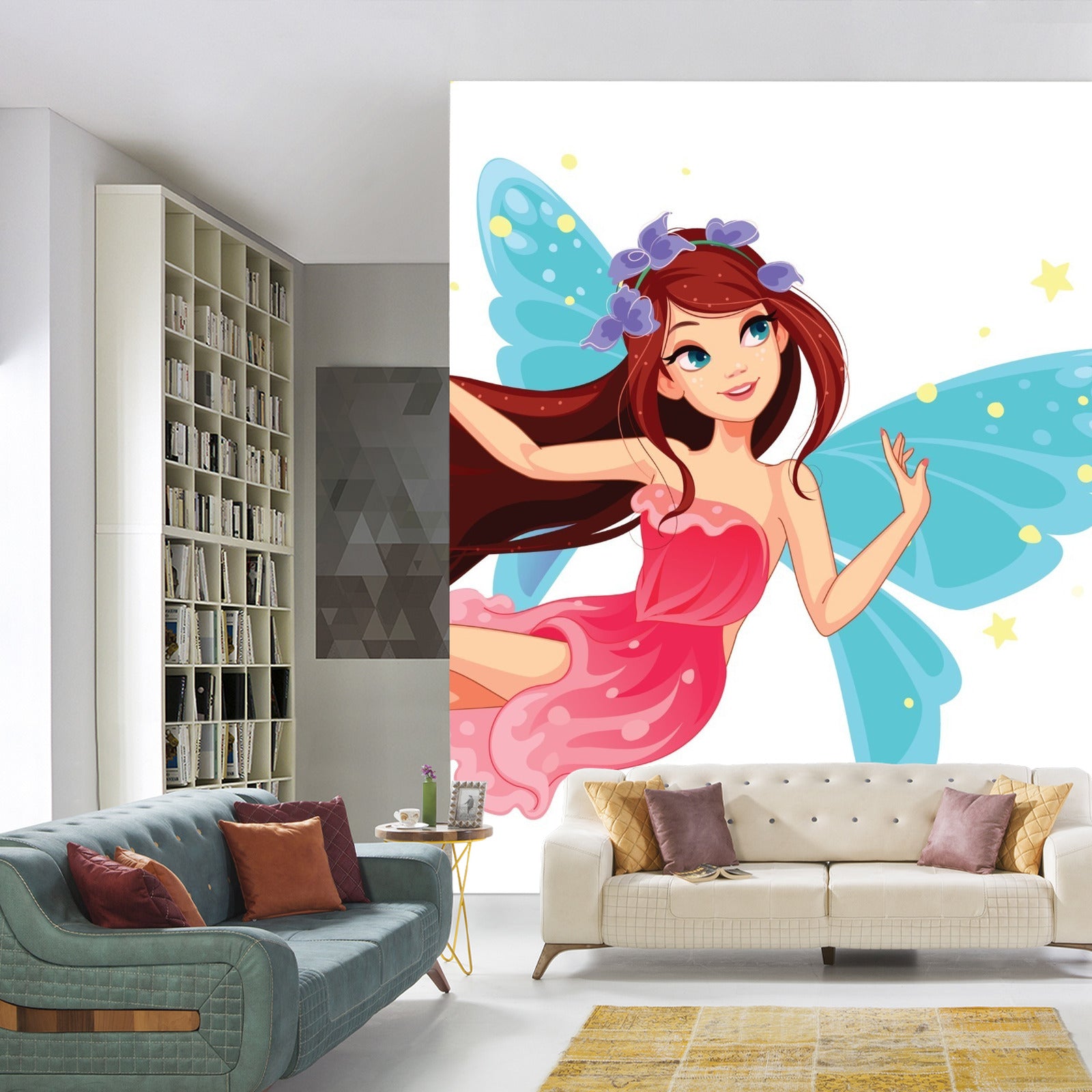 Fototapet Nydelig Flygende Fe