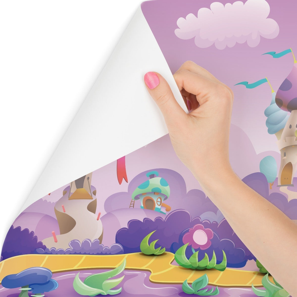 Fototapet Fargerikt Eventyrland