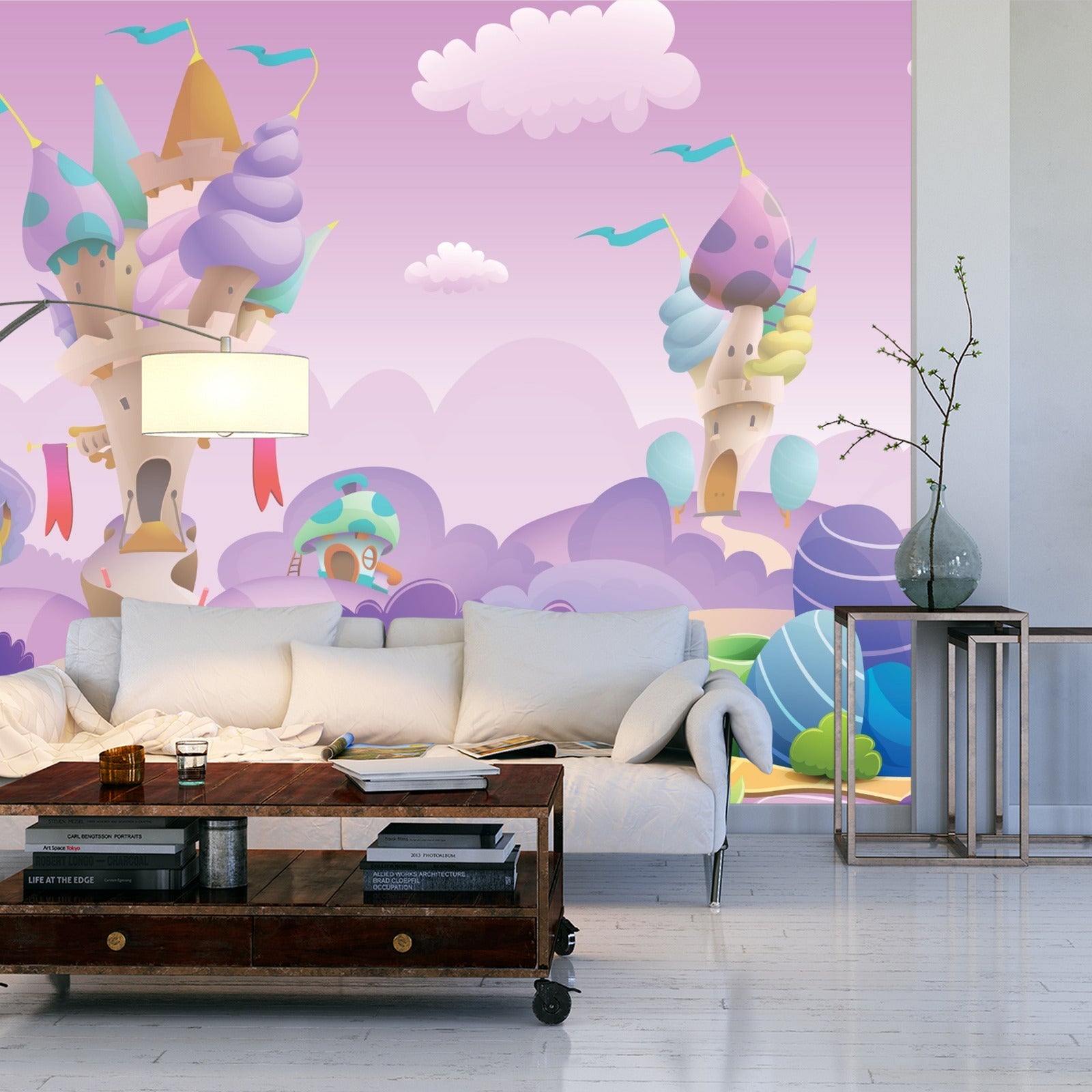 Fototapet Fargerikt Eventyrland