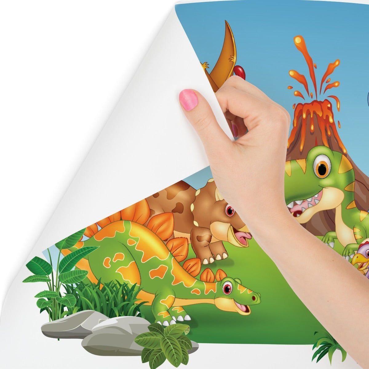 Fototapet Glade Dinosaurer