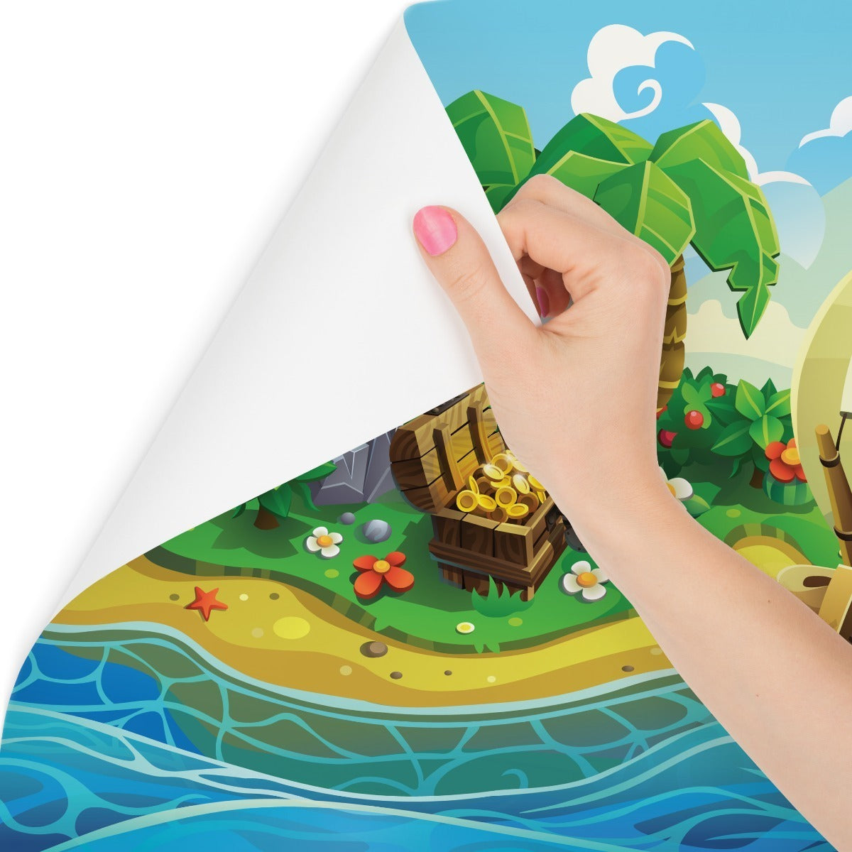 Fototapet Pirate Treasure Island