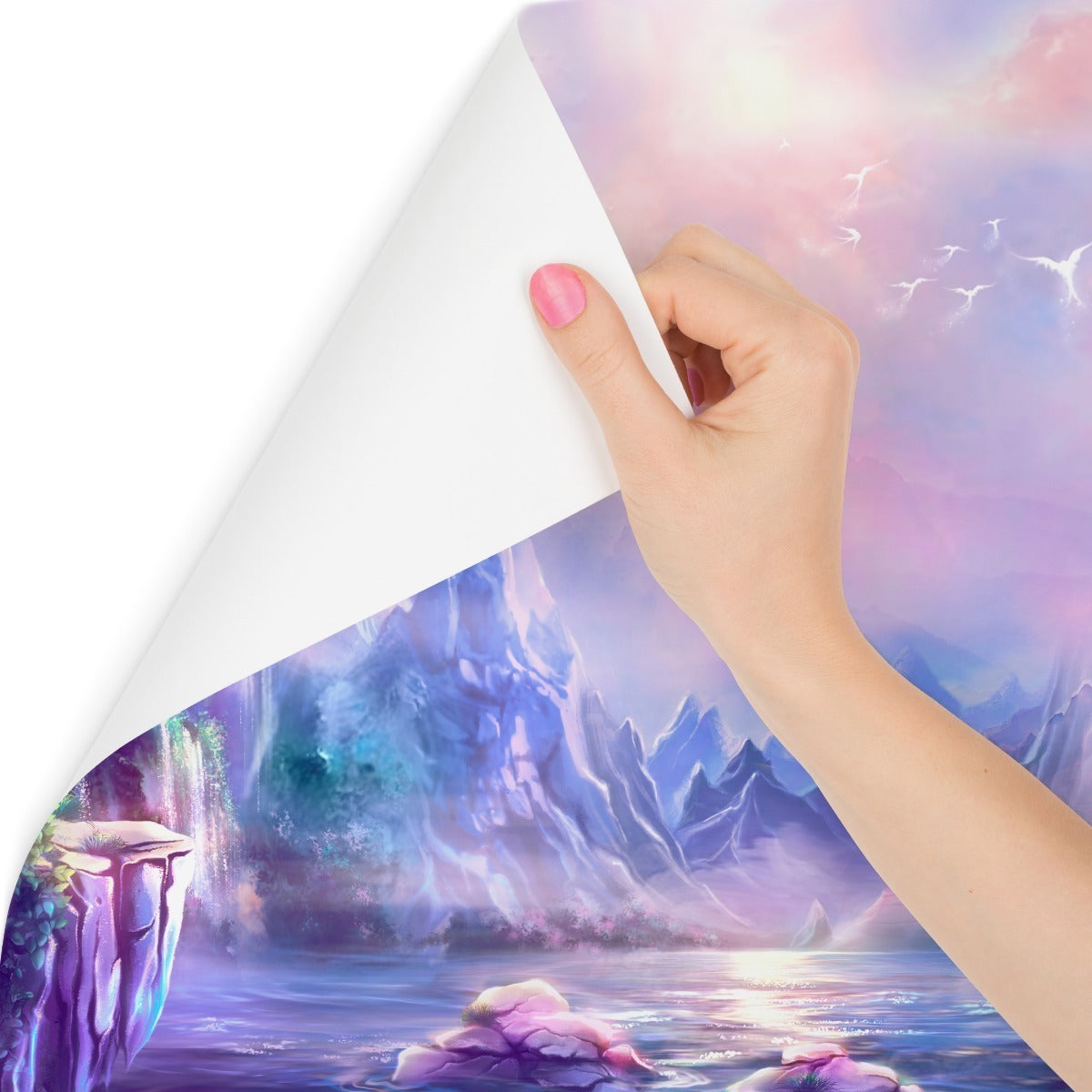 Fototapet Magisk Fjellland