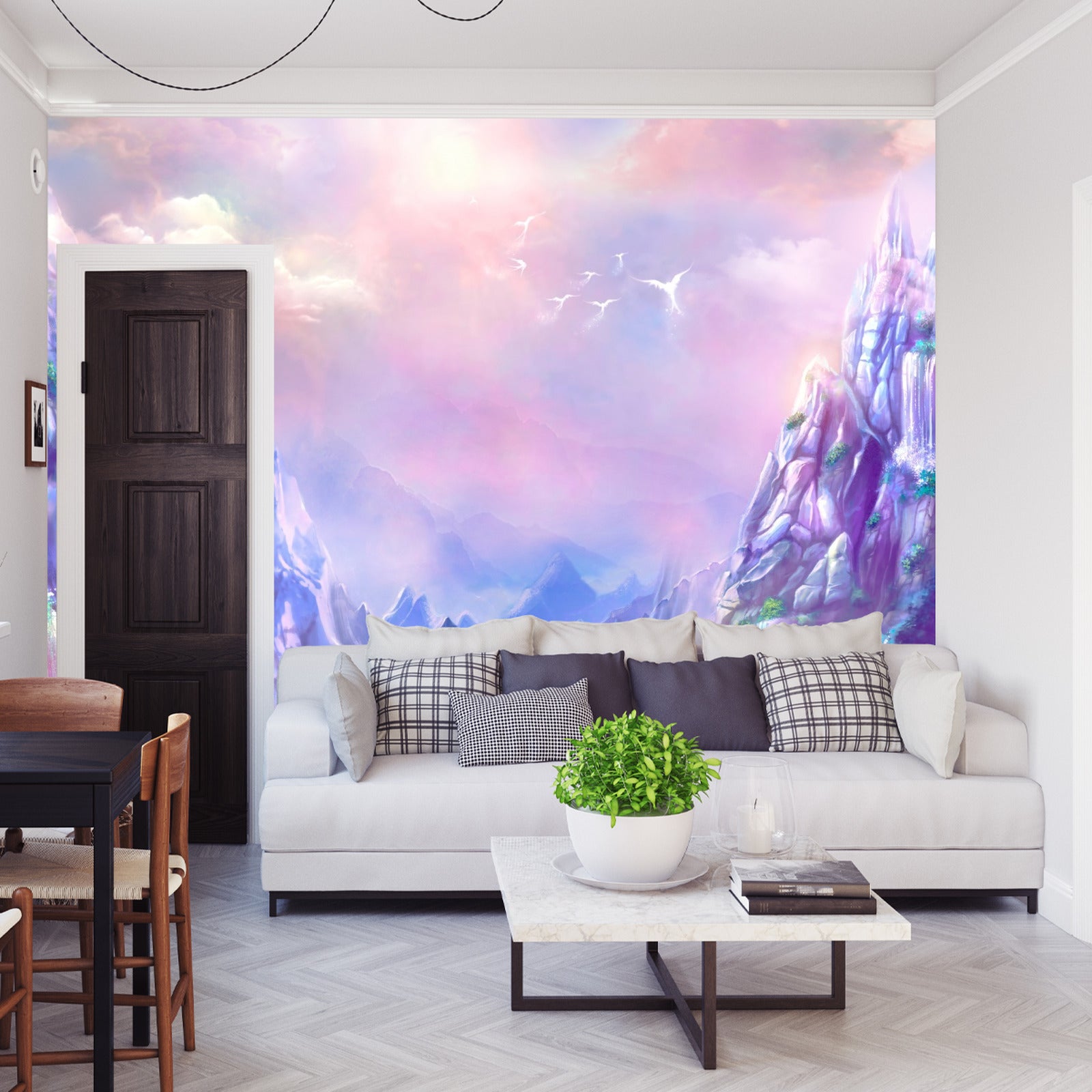 Fototapet Magisk Fjellland