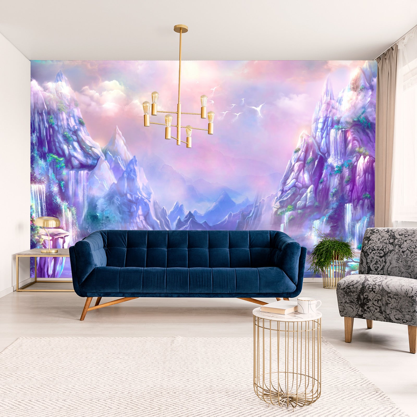 Fototapet Magisk Fjellland