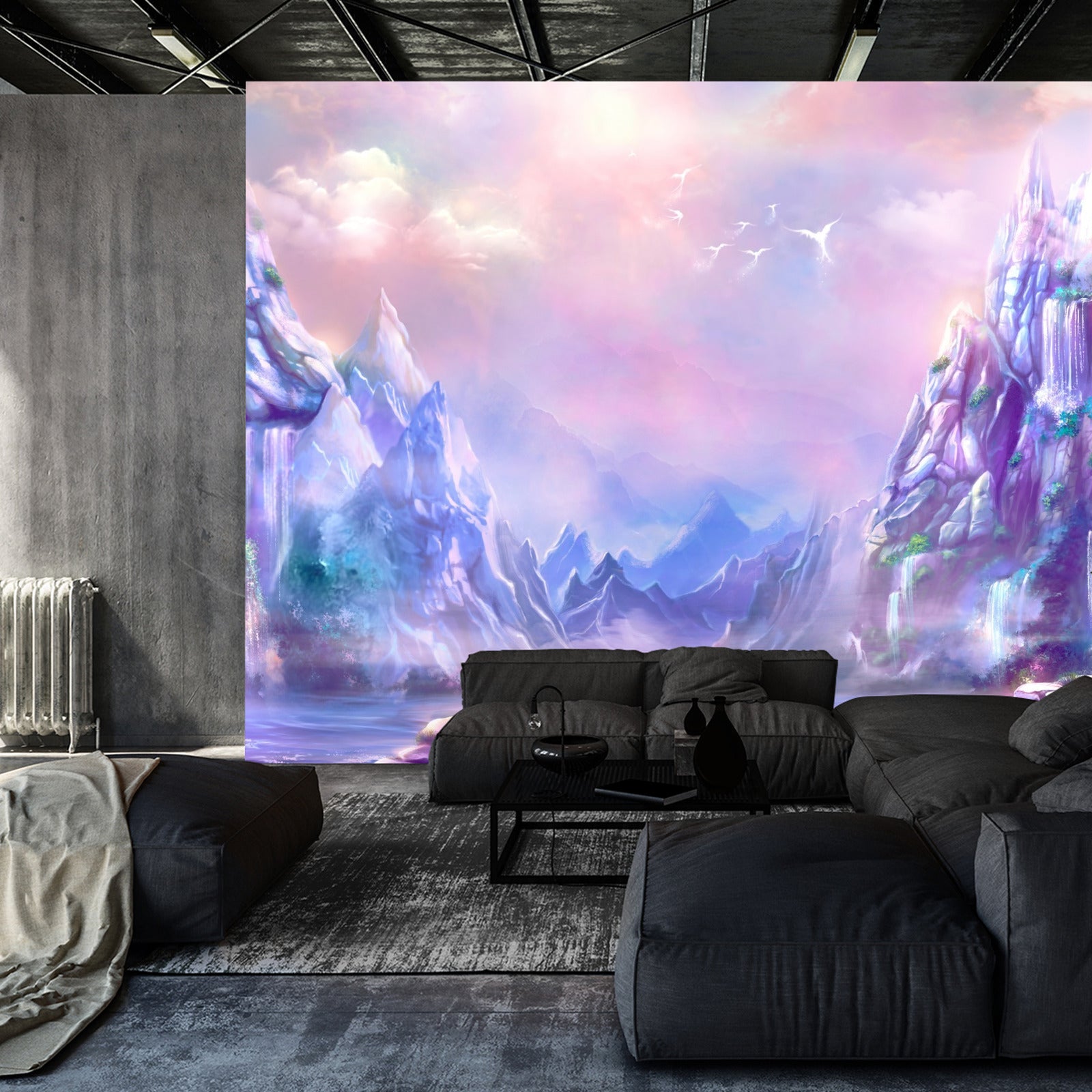 Fototapet Magisk Fjellland