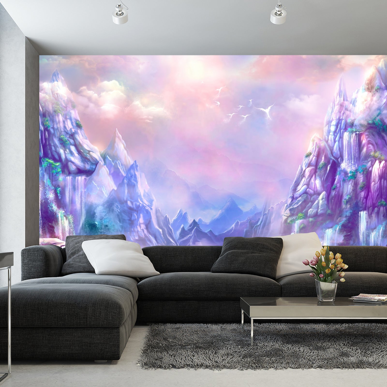 Fototapet Magisk Fjellland