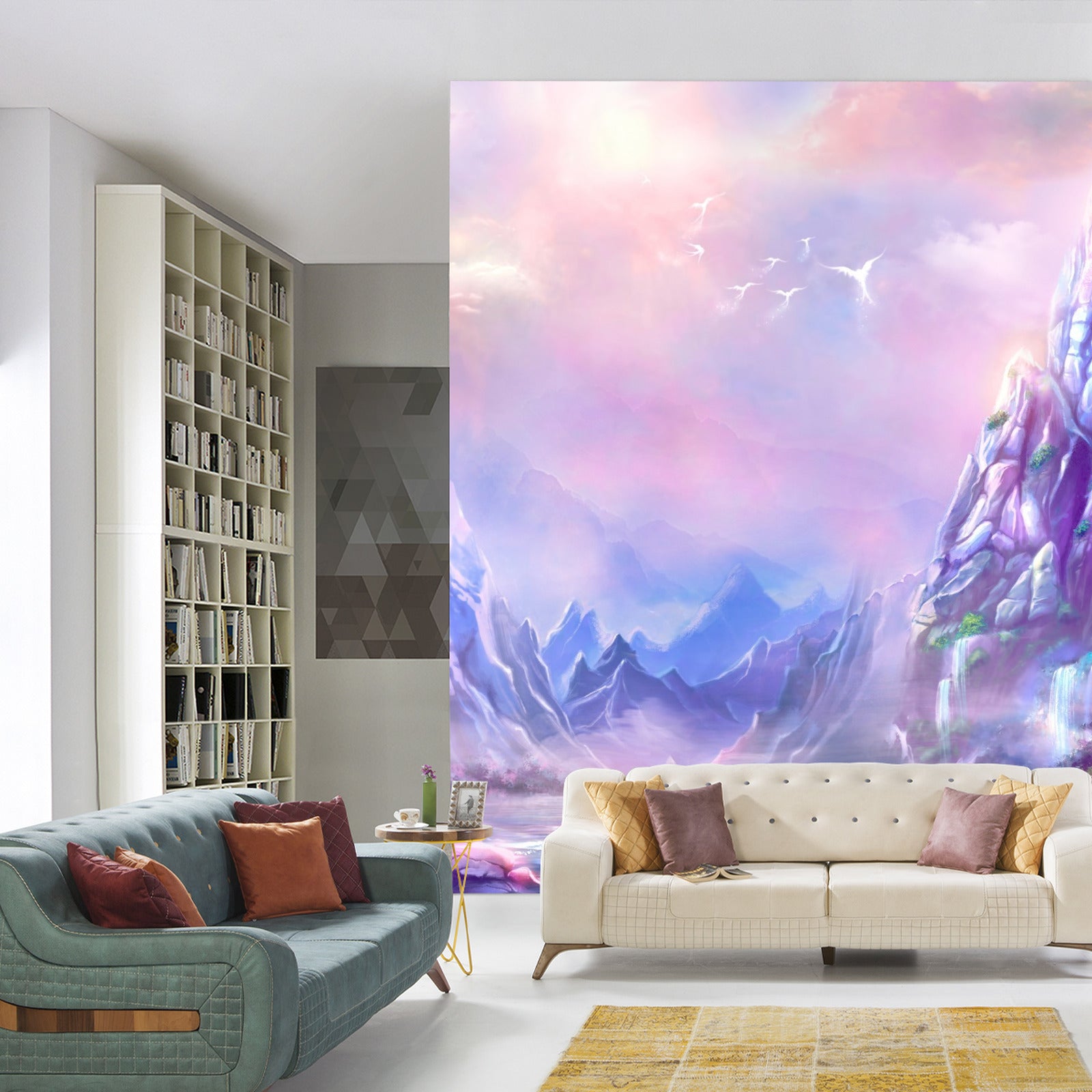 Fototapet Magisk Fjellland