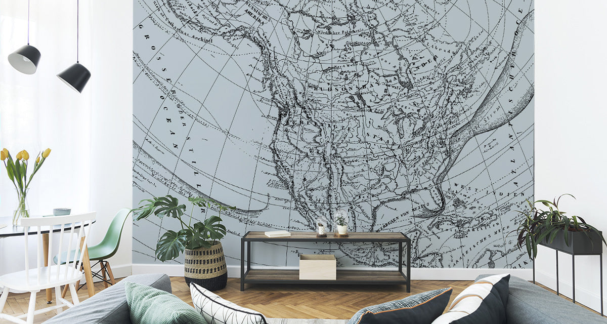 Fototapet Gammelt Kart