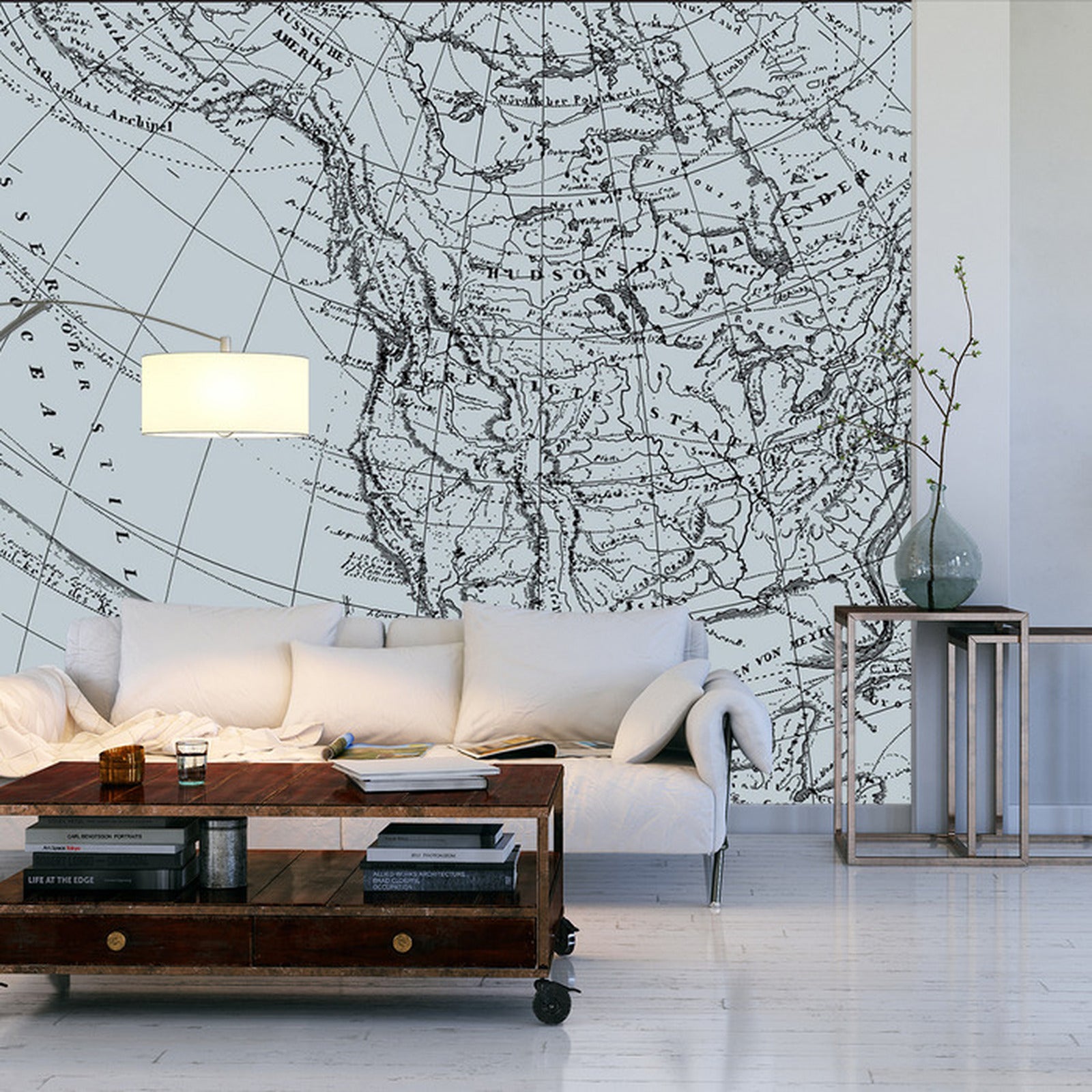 Fototapet Gammelt Kart