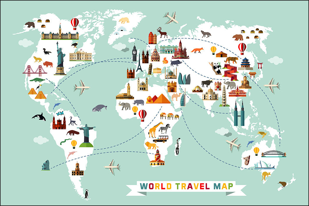 Fototapet Kart For Barn