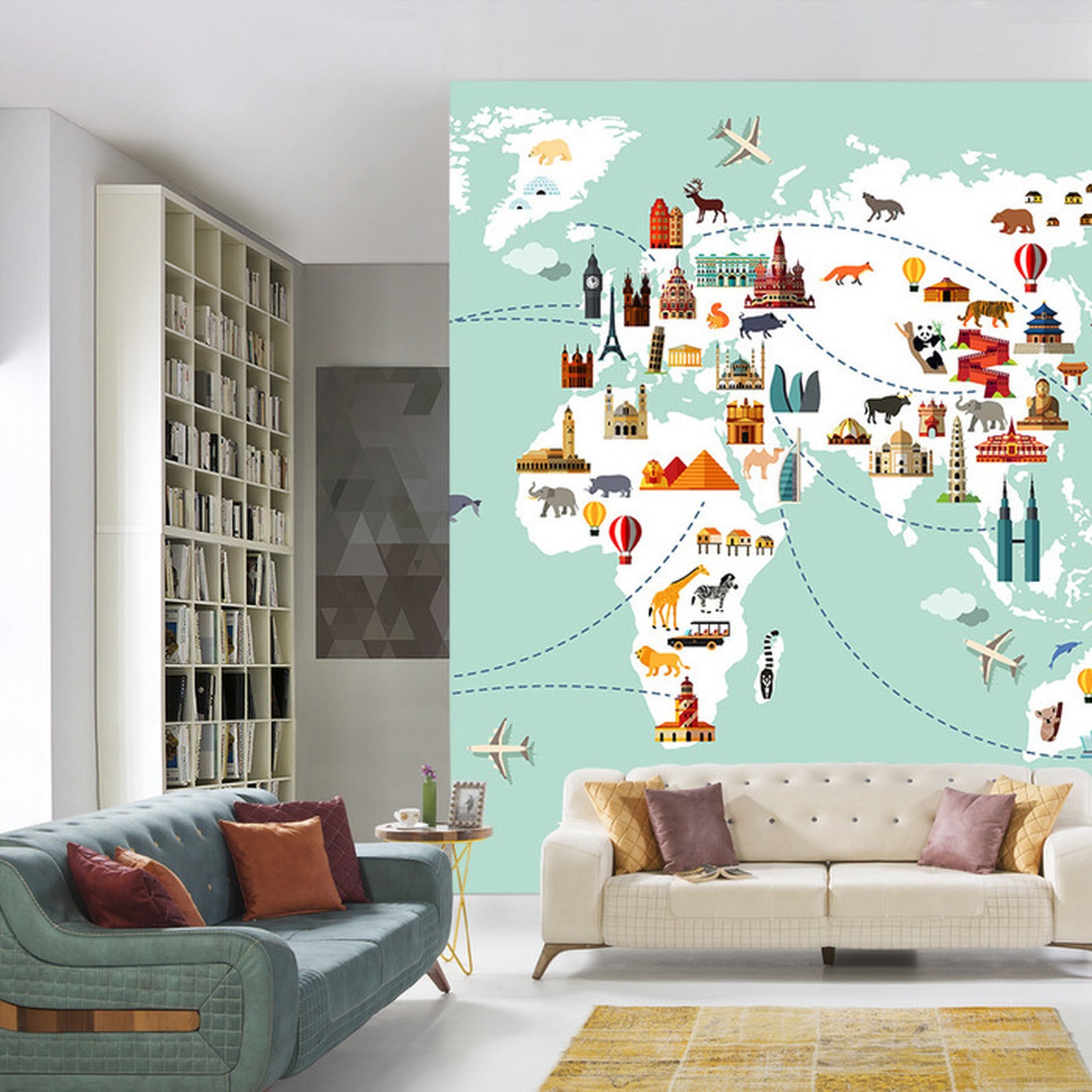 Fototapet Kart For Barn