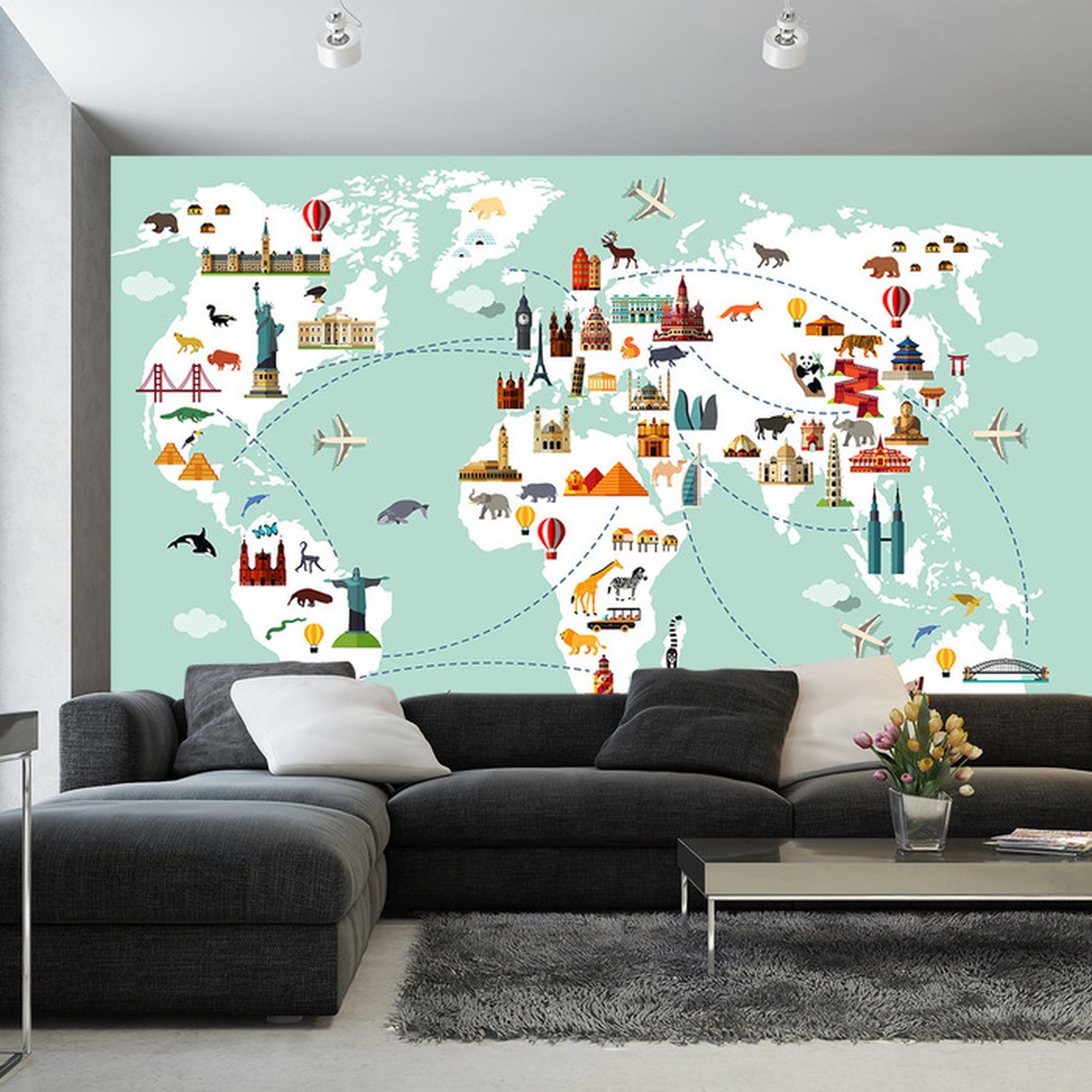 Fototapet Kart For Barn